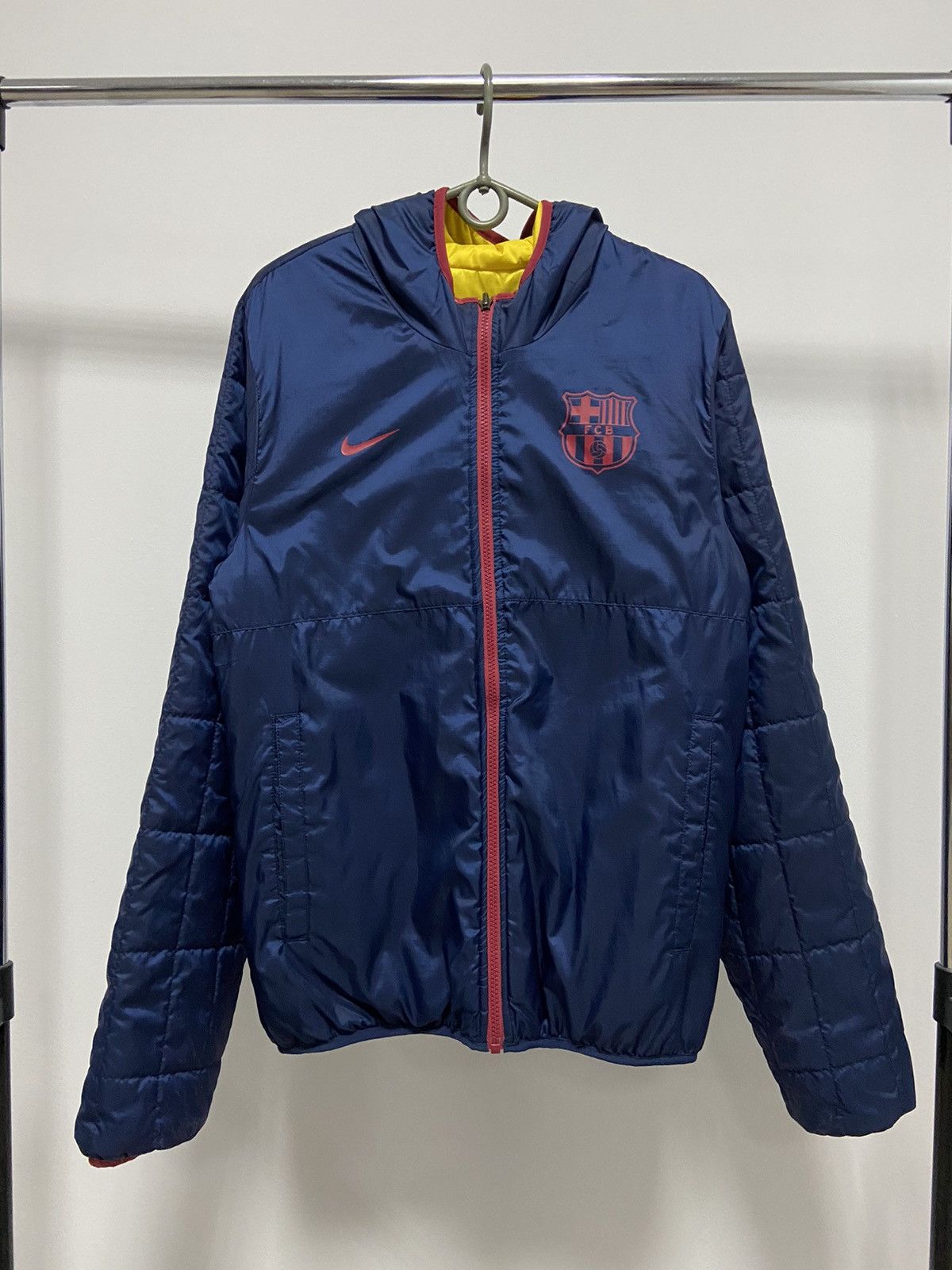 Nike × Vintage Nike Jacket small Logo Vintage Y2K Style Nylon Puffer Size US S / EU 44-46 / 1 - 2 Thumbnail