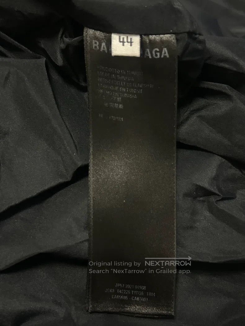Balenciaga Balenciaga Black Double B Embroidered Oversized Down Jacke Size US S / EU 44-46 / 1 - 4 Thumbnail