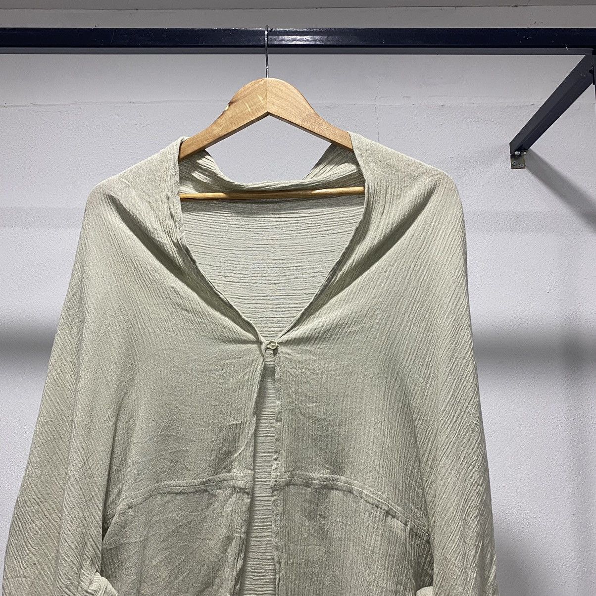 Issey Miyake × Japanese Brand × Vintage 💥Issey Miyake Pleats Please Homme Plisse Style Cardigan 90s Size US M / EU 48-50 / 2 - 3 Thumbnail