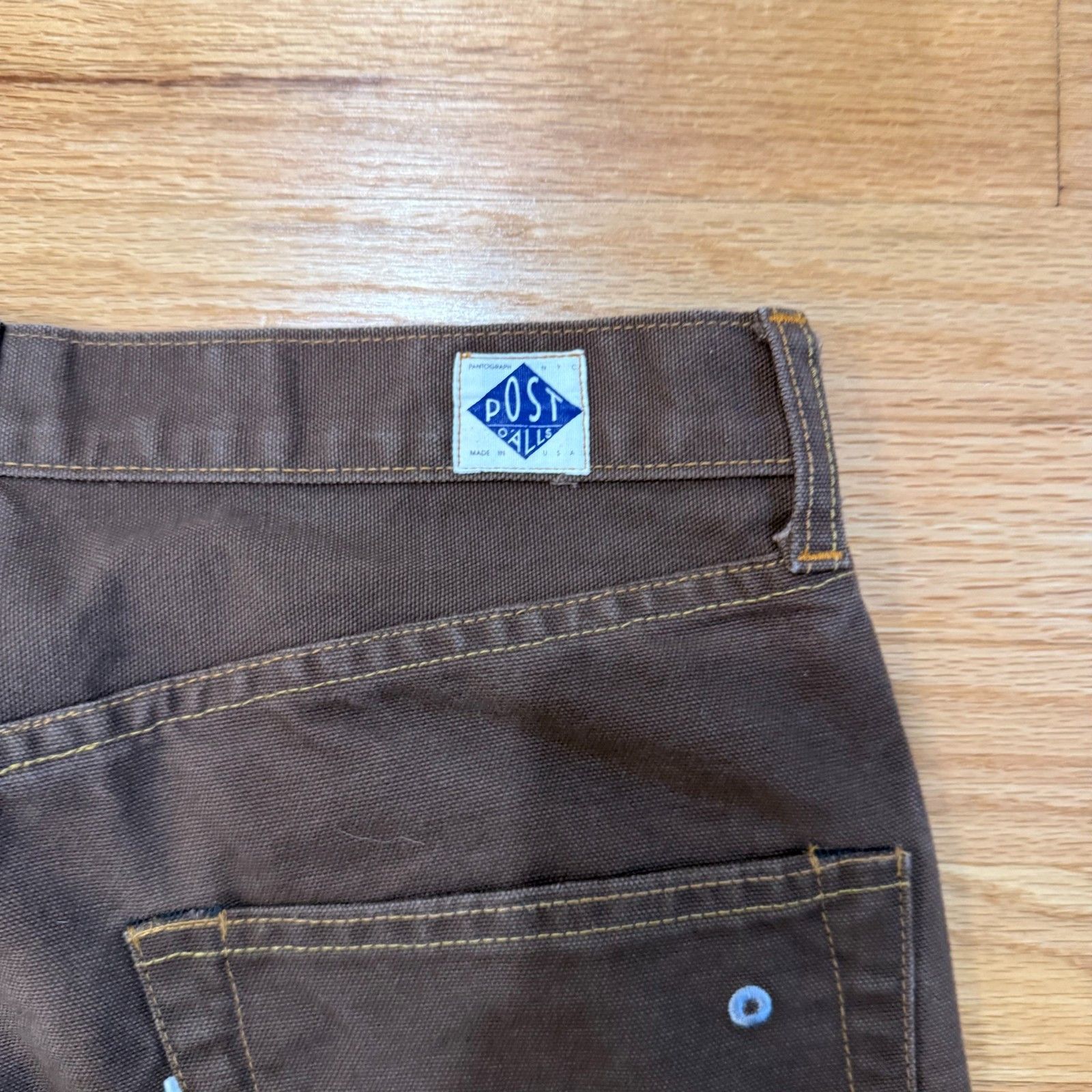 Post Overalls Post Overalls Post O'Alls Canvas 5 Pocket Straight Fit Pants Size US 31 - 3 Thumbnail