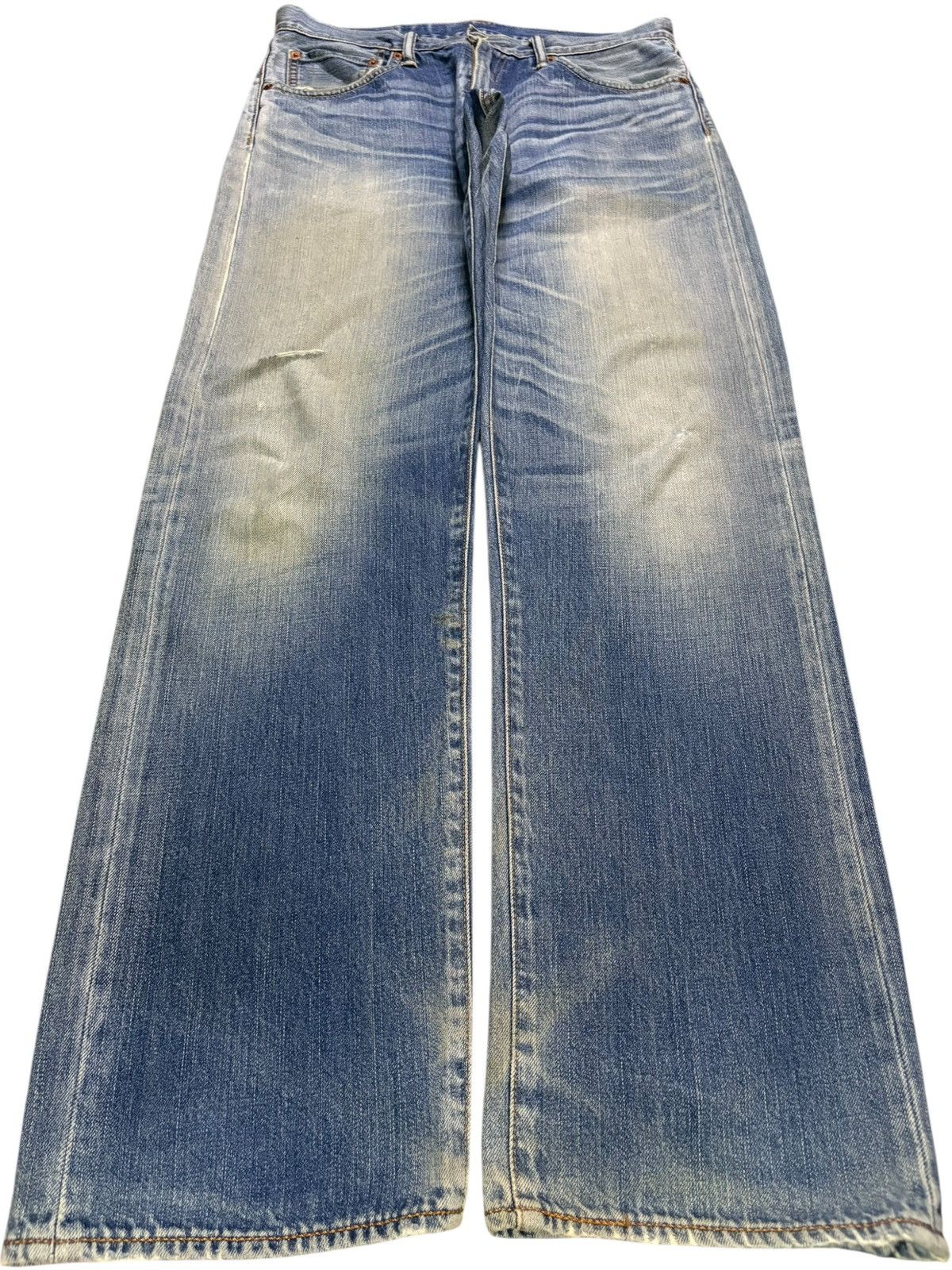 Levi's Vintage 90s Levis 503 Mud Wash Distressed Loose Jeans Size US 32 / EU 48 - 1 Thumbnail