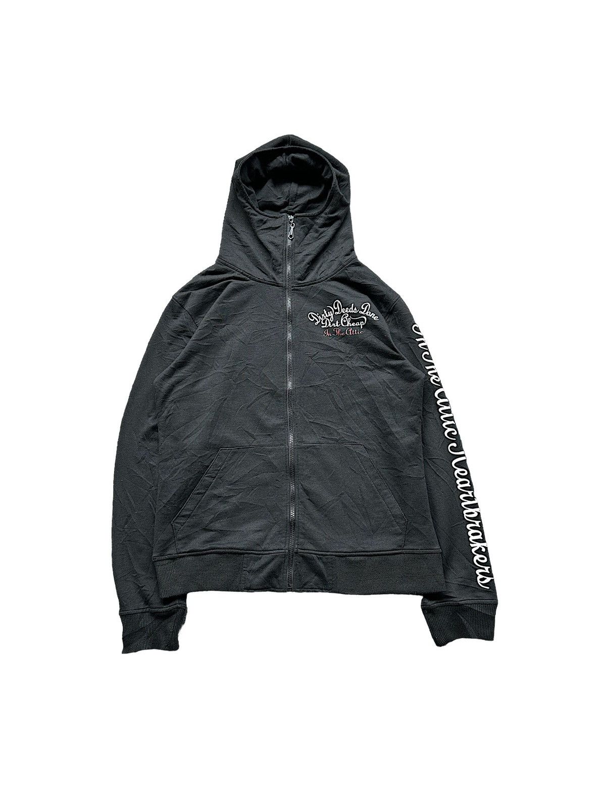 In The Attic 00's In the Attic rocker garment gimp zipper hoodie Size US M / EU 48-50 / 2 - 2 Thumbnail