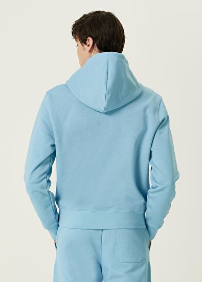 Amiri o1y0525 Logo Hoodie in Sky Blue Size US XL / EU 56 / 4 - 4 Thumbnail