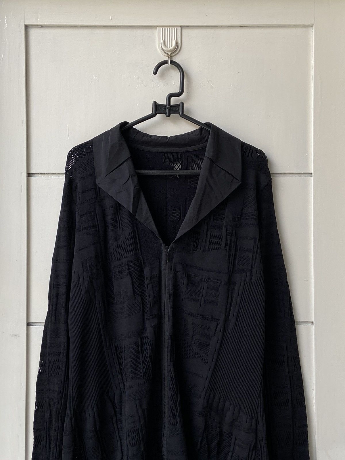 Hiroko Koshino Homme Hiroko Koshino Black Zipper Shirt Size US S / EU 44-46 / 1 - 2 Thumbnail