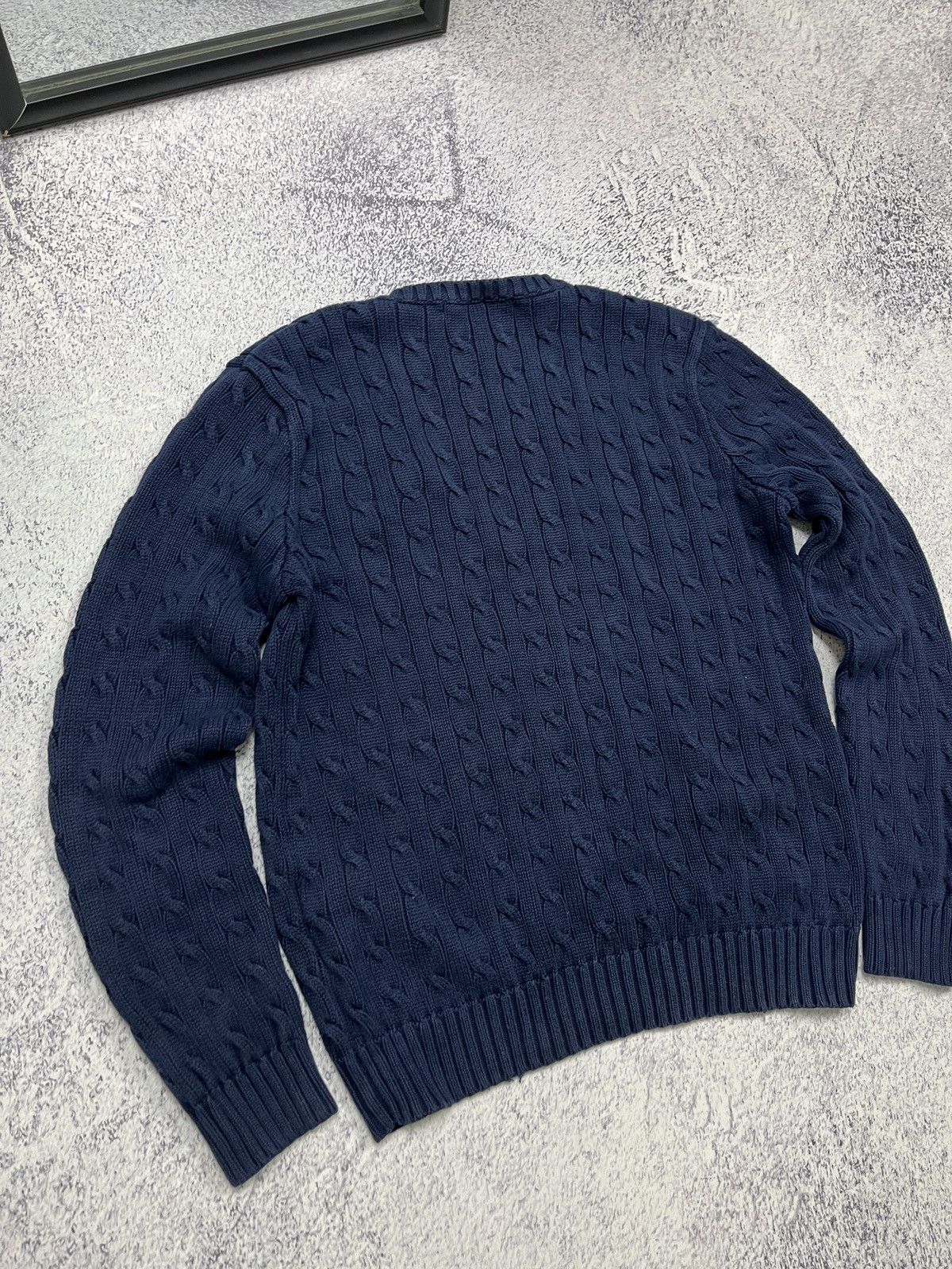 Polo Ralph Lauren × Ralph Lauren Polo Ralph Lauren Cable Knit Preppy Style Sweater Luxury Size US S / EU 44-46 / 1 - 11 Thumbnail