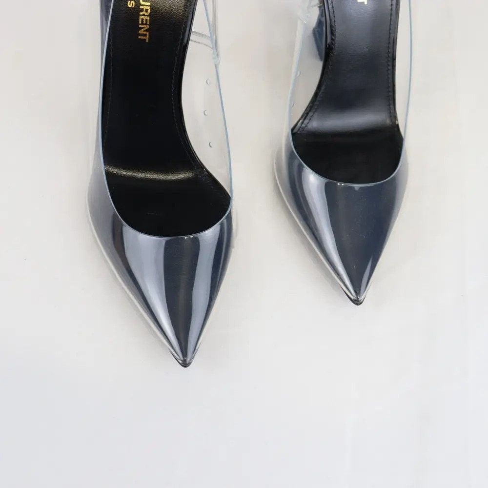 Saint Laurent Paris o1rshd1 Opyum 110 Pump in Nero/Transparent 38.5 Size US 8.5 / IT 38.5 - 4 Thumbnail