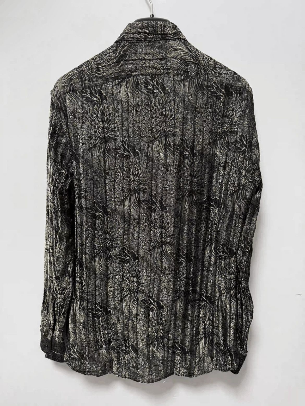 Saint Laurent Paris Sz 39 Saint Laurent Paris 18AW Stitch Flower Shirt-2508 Size US L / EU 52-54 / 3 - 2 Thumbnail