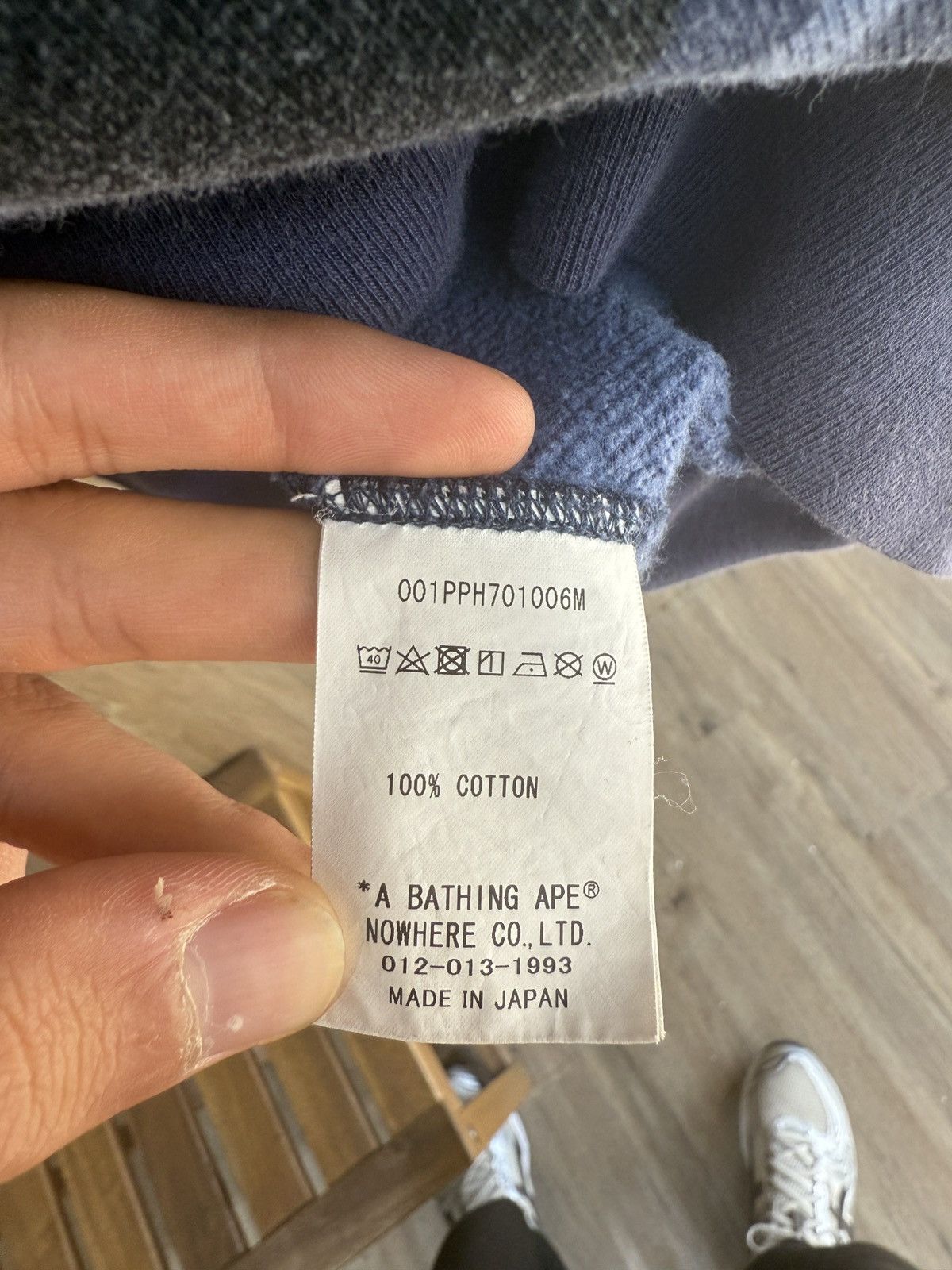 Bape Bape Blue Pull Over Hoodie Size US L / EU 52-54 / 3 - 9 Thumbnail
