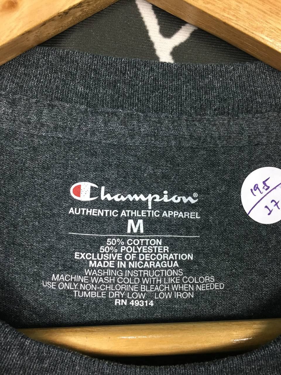 Champion × Vintage Vtg Champion Athletic Apparel Carolina Spell Out Tee Size US M / EU 48-50 / 2 - 7 Thumbnail