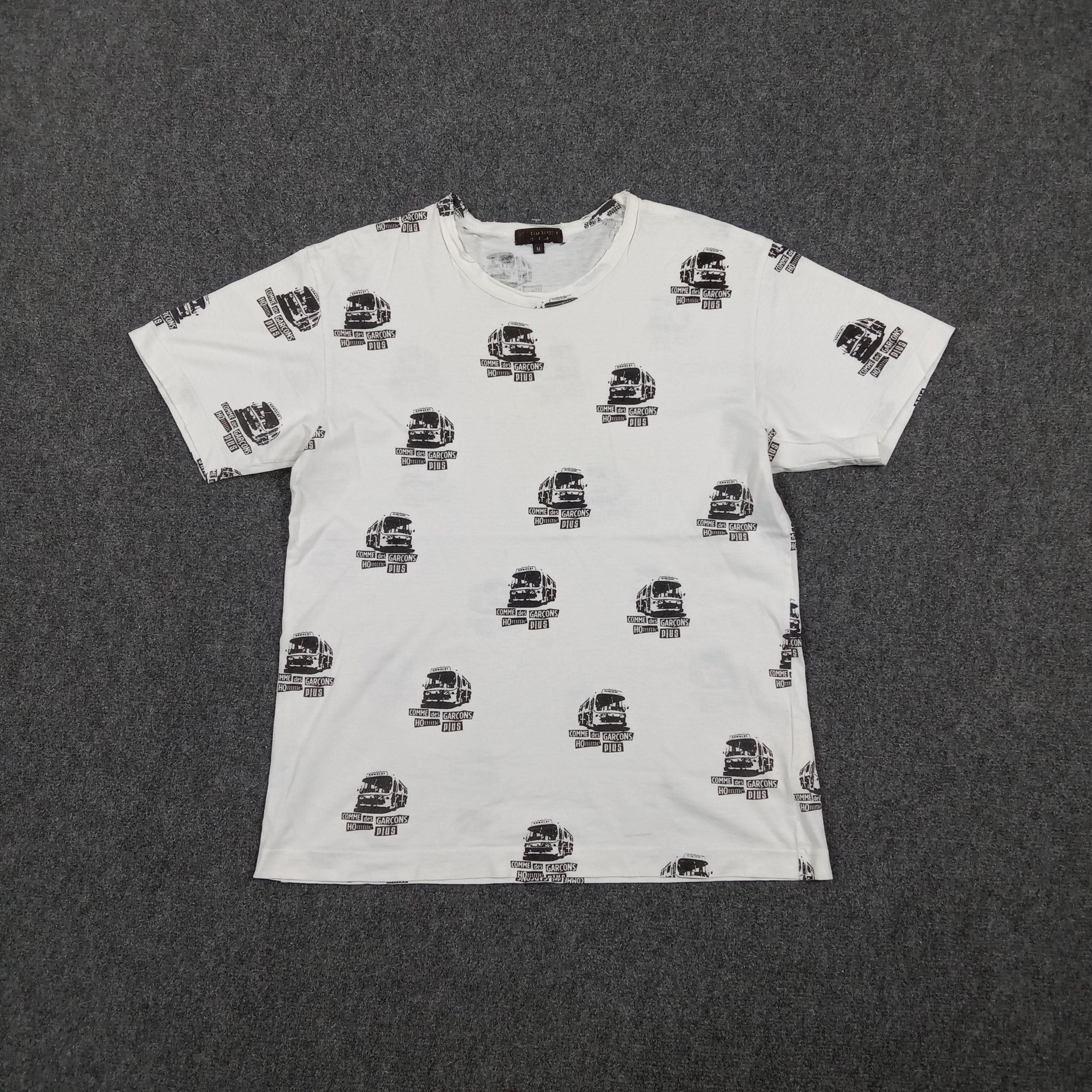 Comme des Garcons Homme Plus Rare Comme des Garcons Homme Plus Bus Graphic Tshirt C294N48 Size US M / EU 48-50 / 2 - 1 Thumbnail
