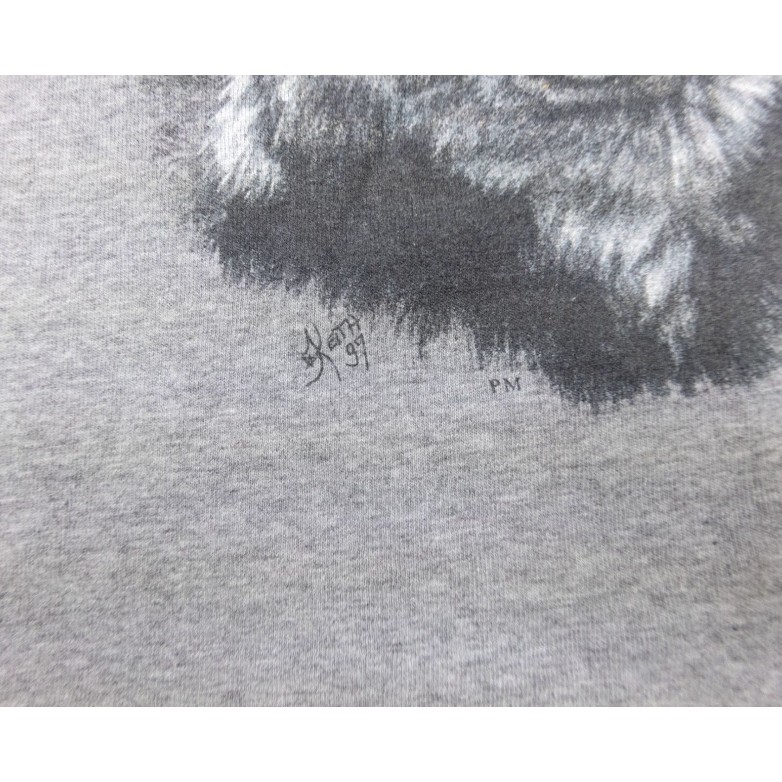 Vintage VINTAGE Prairie Mountain T-Shirt Adult XL Gray Wolves 90s Short Sleeve Crew Neck Mens Ballparking: nature, animal, 1990s Size US XL / EU 56 / 4 - 3 Thumbnail