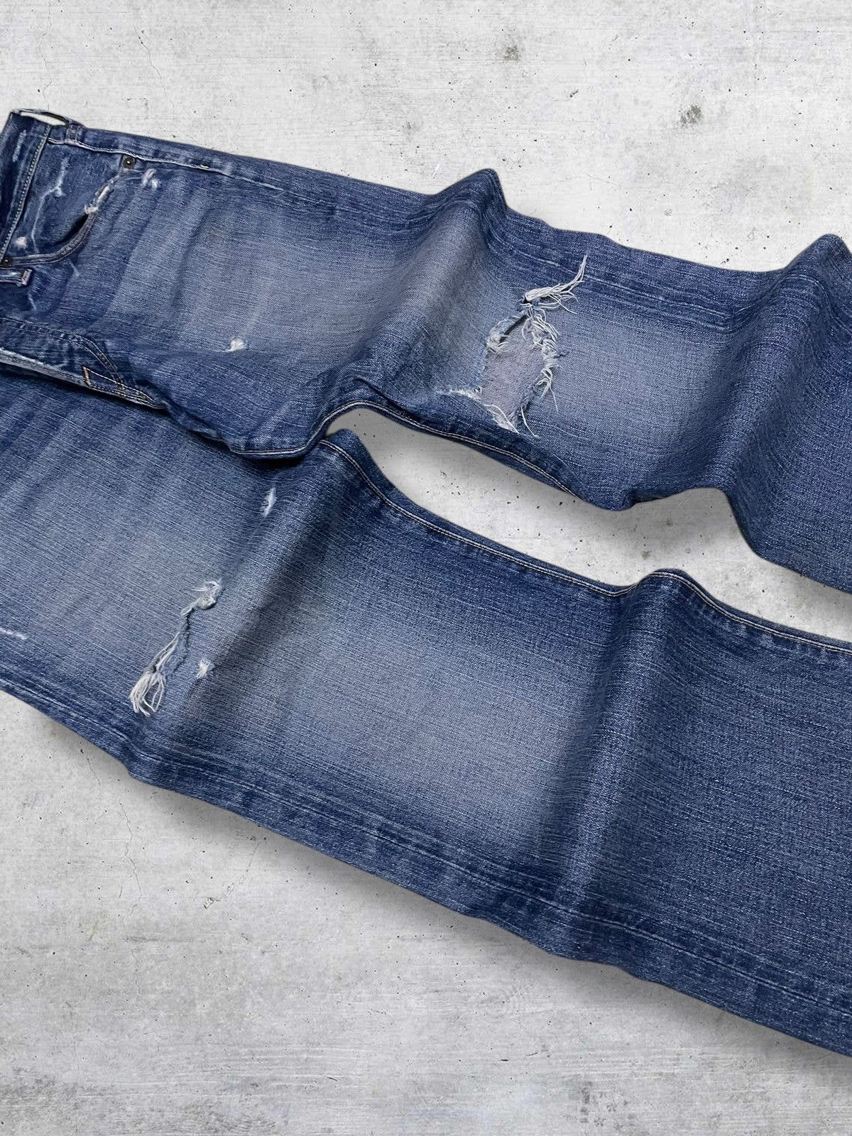 Abercrombie & Fitch VINTAGE ABERCROMBIE & FITCH 90S RIPPED OG REGULAR DENIM Size US 34 / EU 50 - 6 Thumbnail