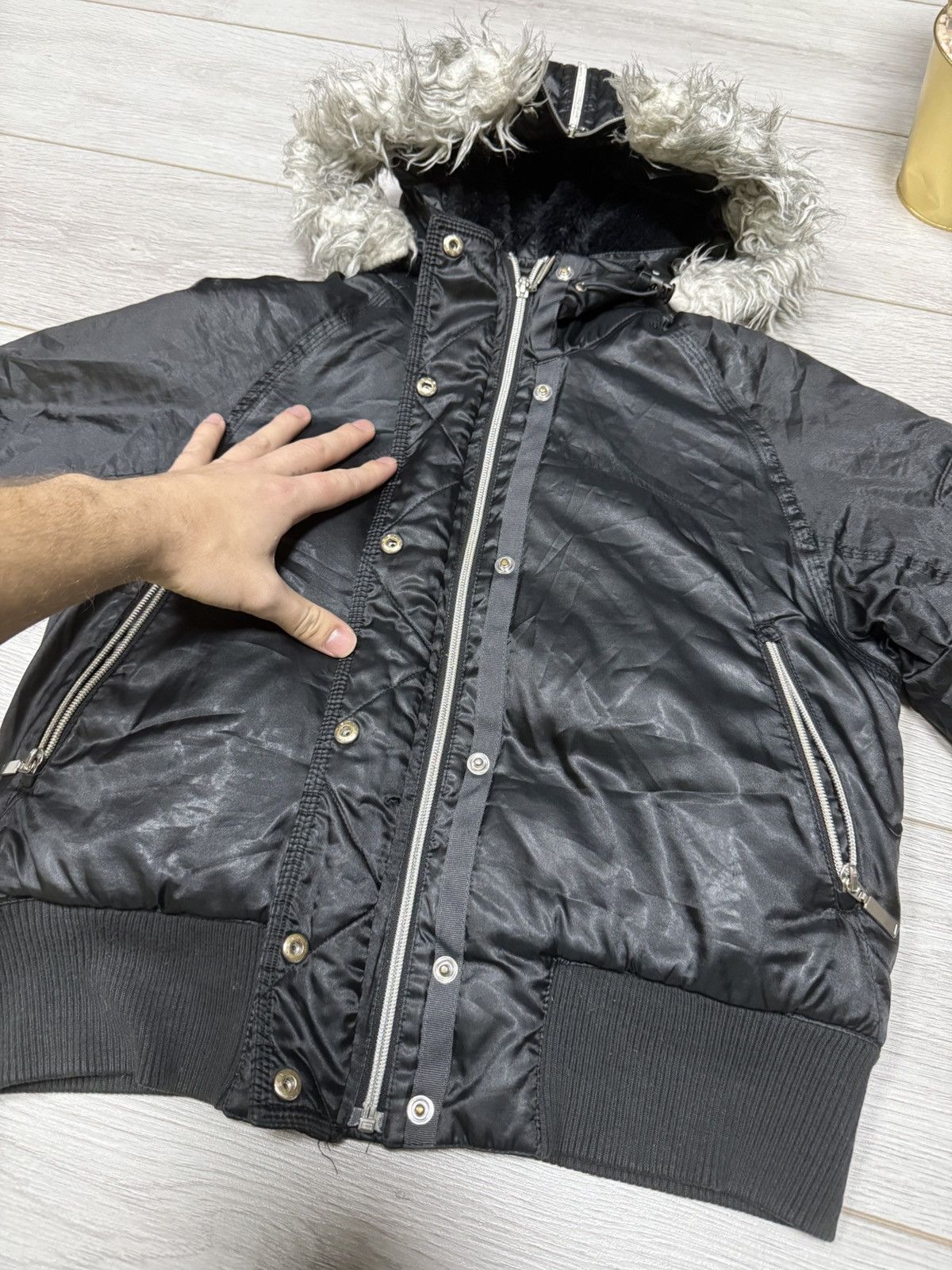 Nike Nike vintage N2B zip hood bomber nylon fur alaska jacket Size S / US 4 / IT 40 - 9 Thumbnail