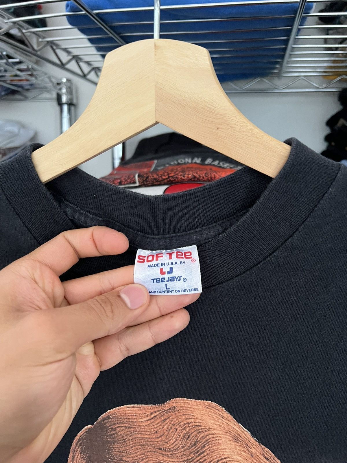NASCAR 1992 Bill Elliott 11 Hunter Single Stitch Racing Tee Size US L / EU 52-54 / 3 - 4 Thumbnail