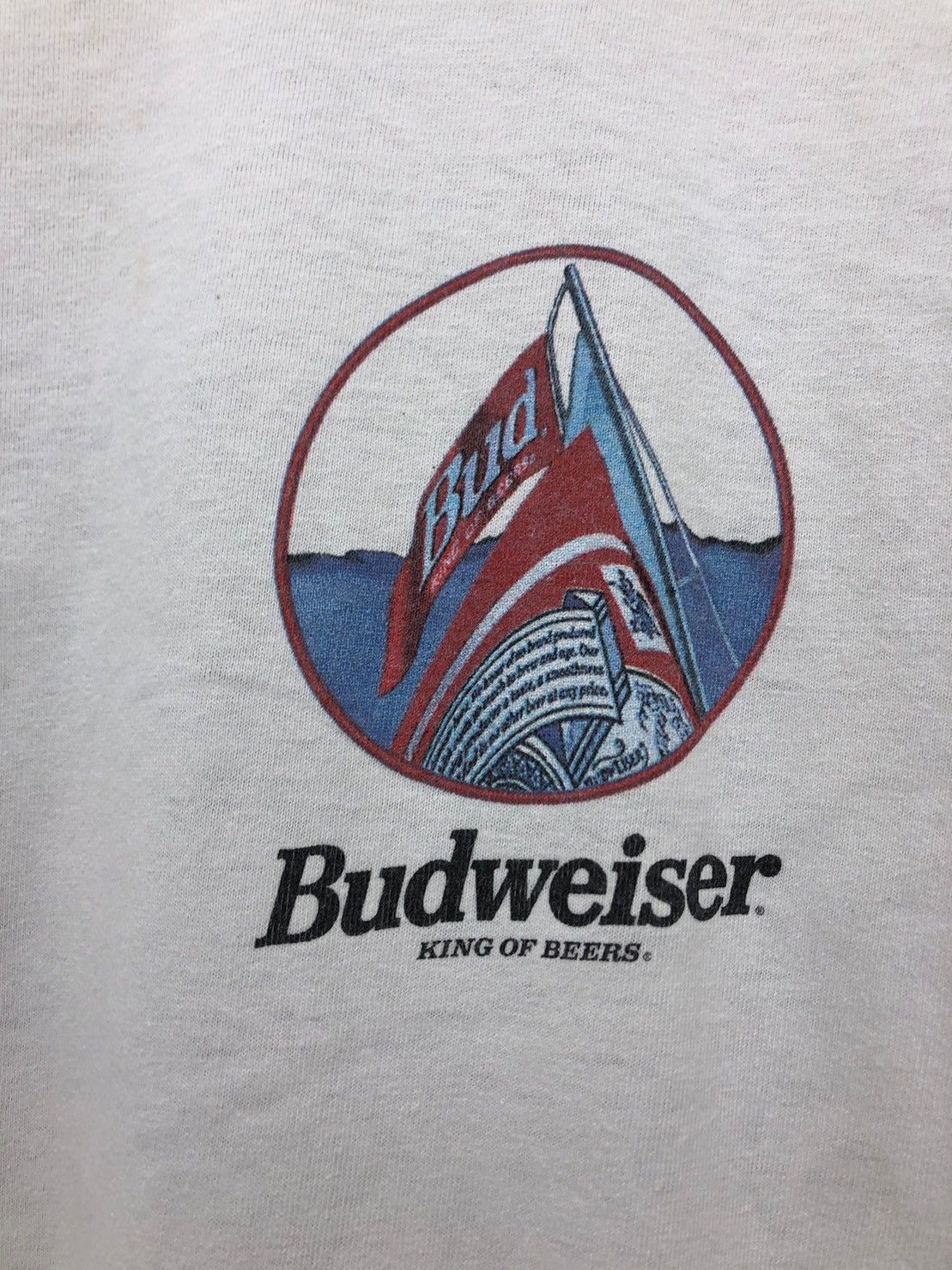 Budweiser × Vintage Vintage 1995's Budweiser shirt King of Beer wts01 Size US L / EU 52-54 / 3 - 5 Thumbnail