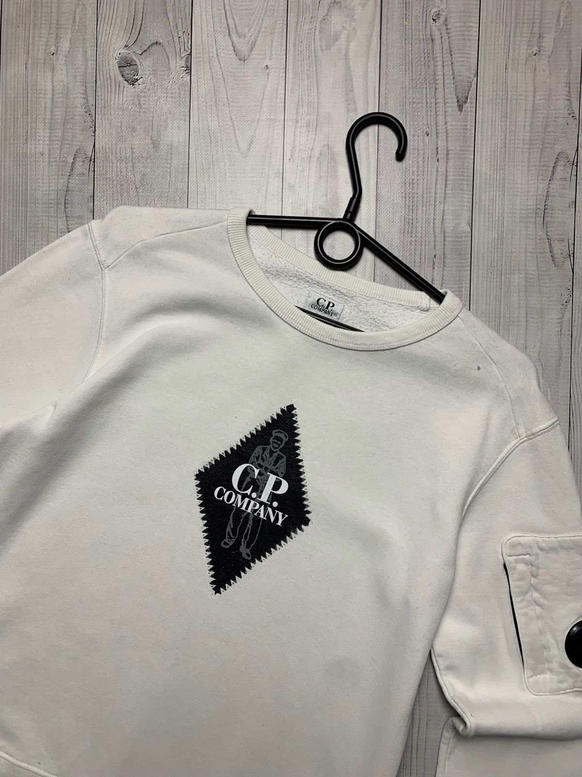 C.P. Company × Vintage Vintage C.P. company sweatshirt size Xs white Size US XS / EU 42 / 0 - 2 Thumbnail
