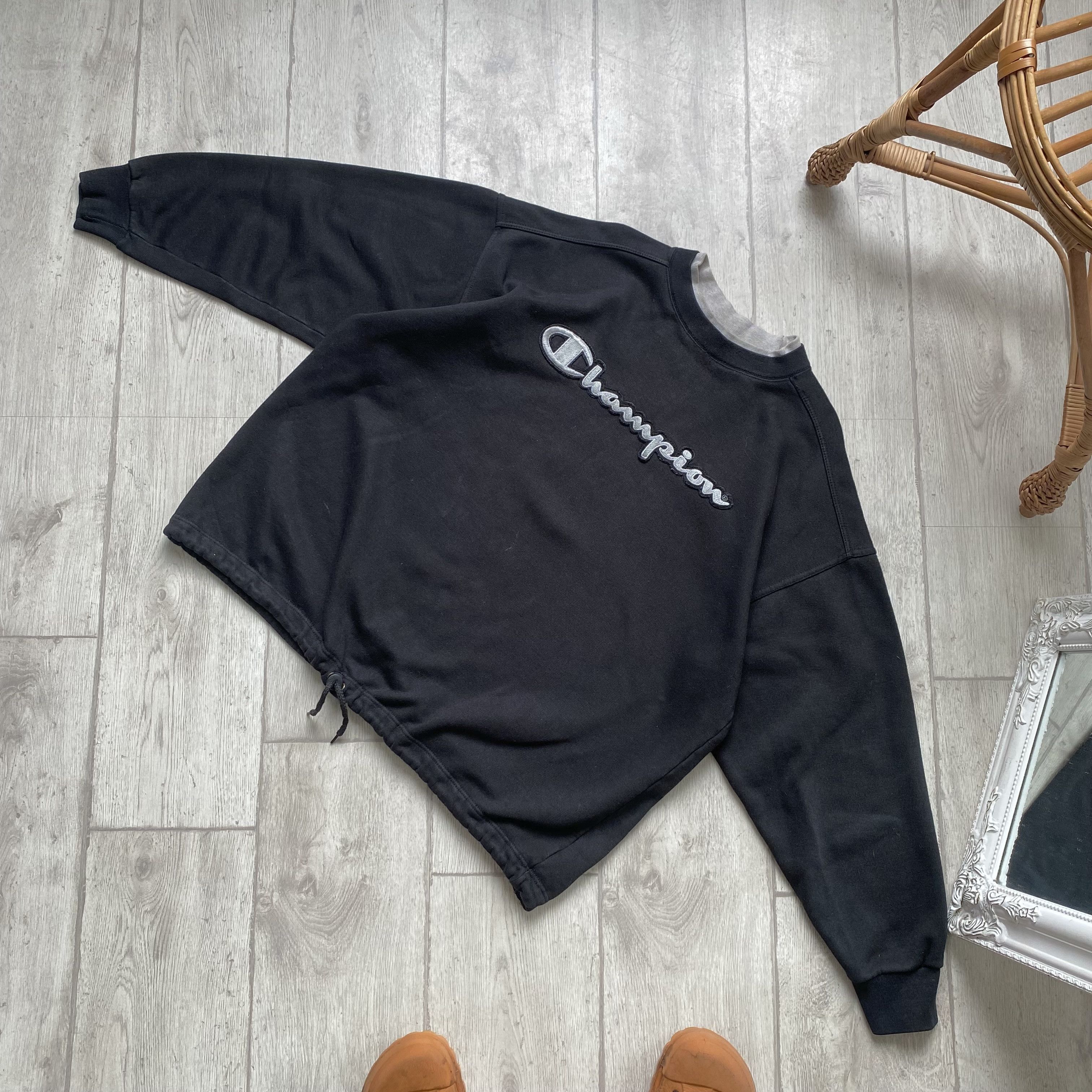 Champion Vintage 90s Champion USA boxy sweatshirt big logo Size US L / EU 52-54 / 3 - 9 Thumbnail