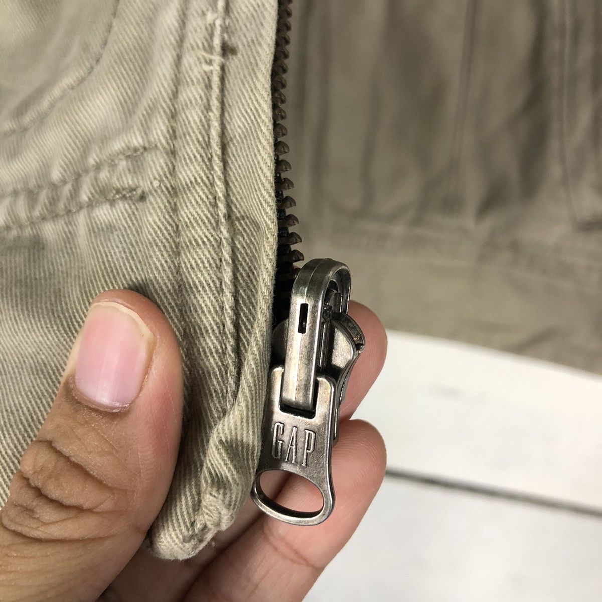Japanese Brand 🔥Vintage Cropped Biker Jacket Gap Reversible Multi Pocket Size US S / EU 44-46 / 1 - 18 Thumbnail