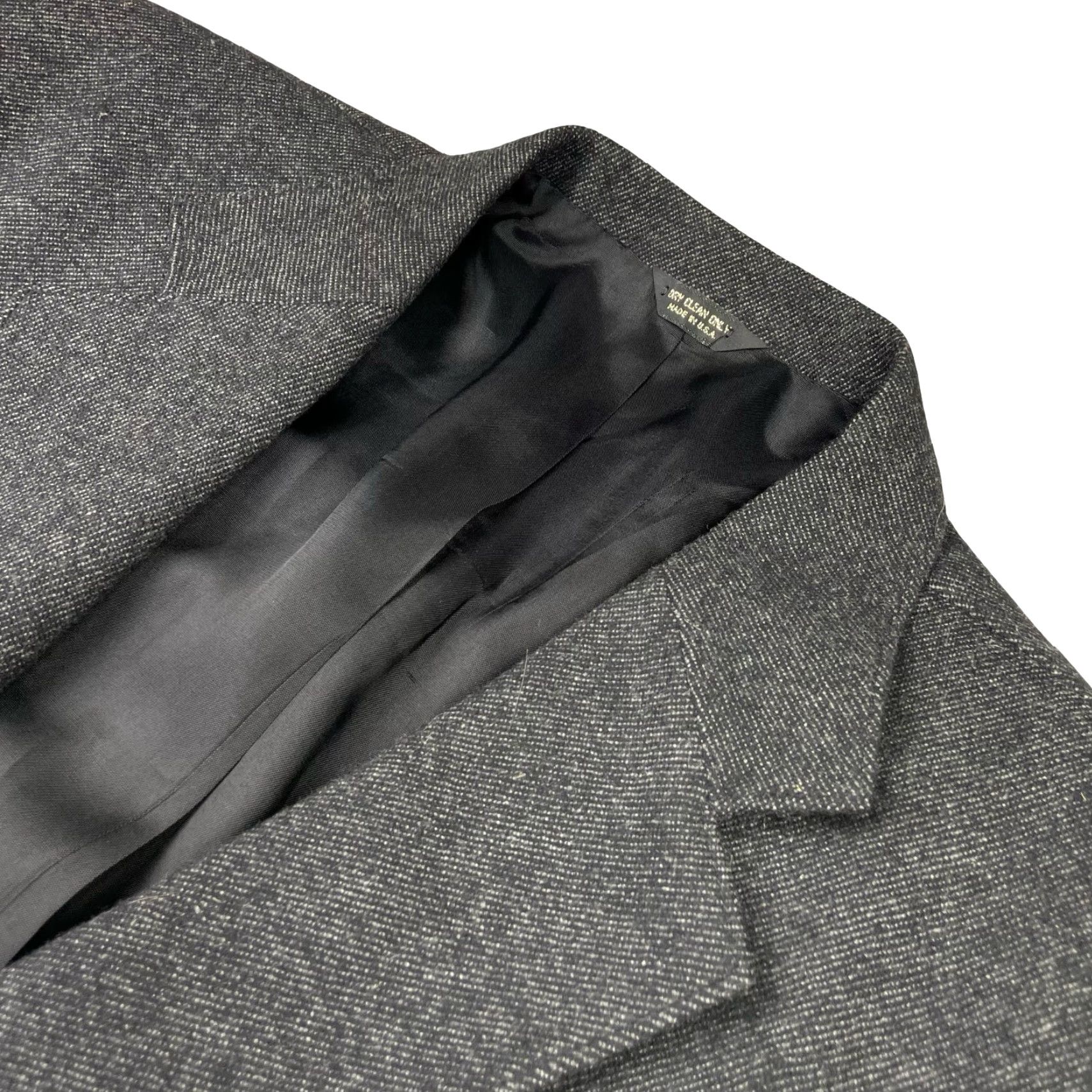 Vintage VINTAGE Pagno West Blazer Gray 2-Button Western Wool Tweed Men’s USA 44R Size 44R - 2 Thumbnail