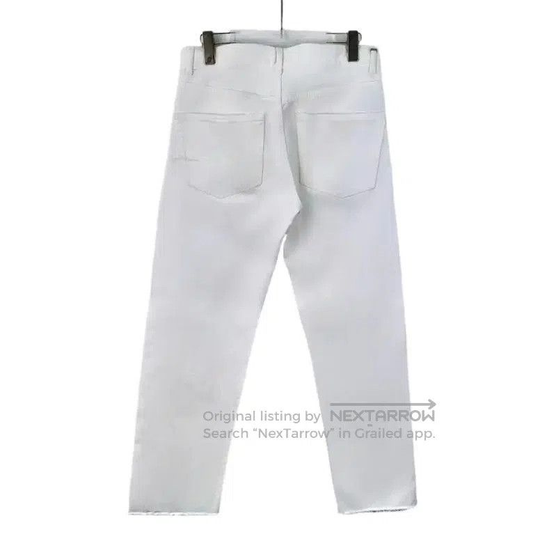 Dior Dior White Cotton Casual Pants for Women . Size 22" - 2 Thumbnail
