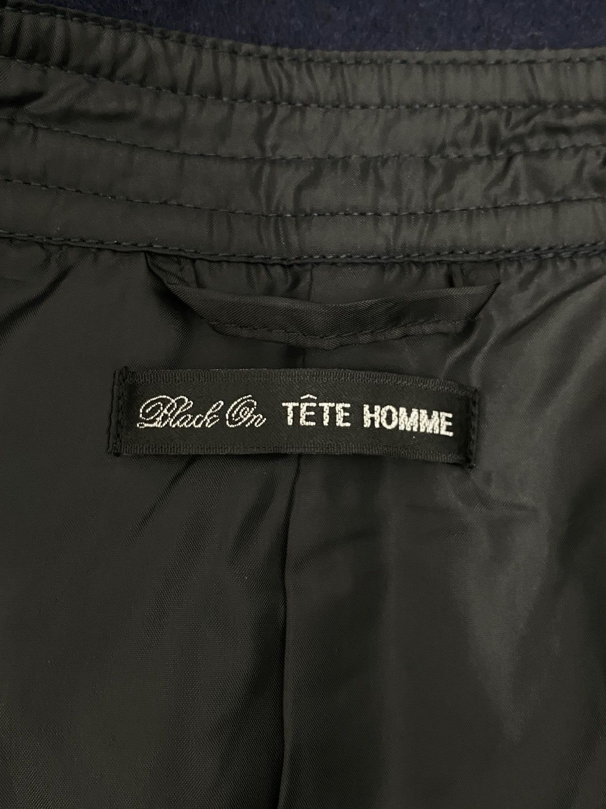 Tete Homme Tete Homme Double-Breasted Wool Trench Coat Japan Size XL / US 12-14 / IT 48-50 - 3 Thumbnail