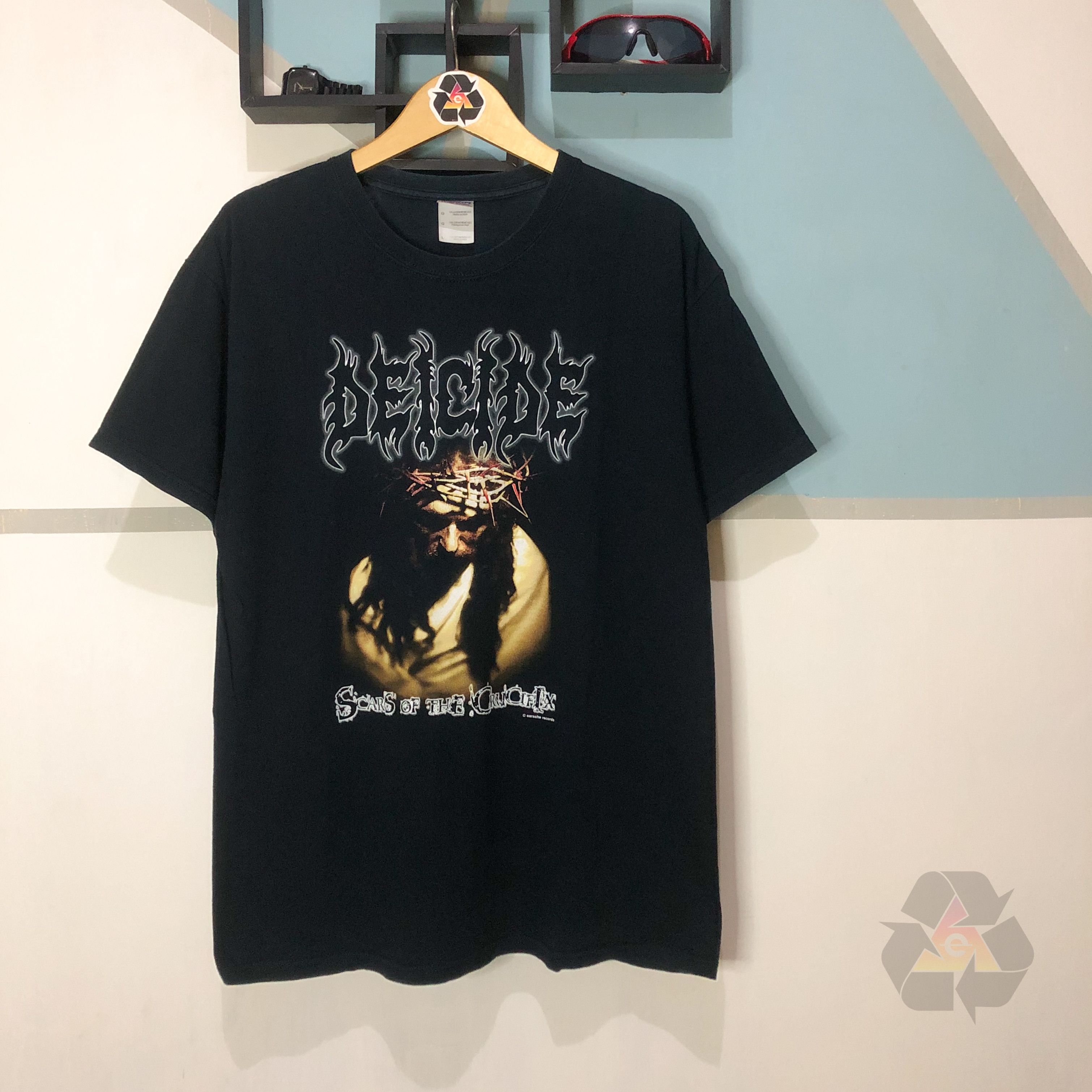 Band Tees × Vintage Vintage Deicide Scars Of The Crucifix T-Shirt Size US L / EU 52-54 / 3 - 1 Thumbnail