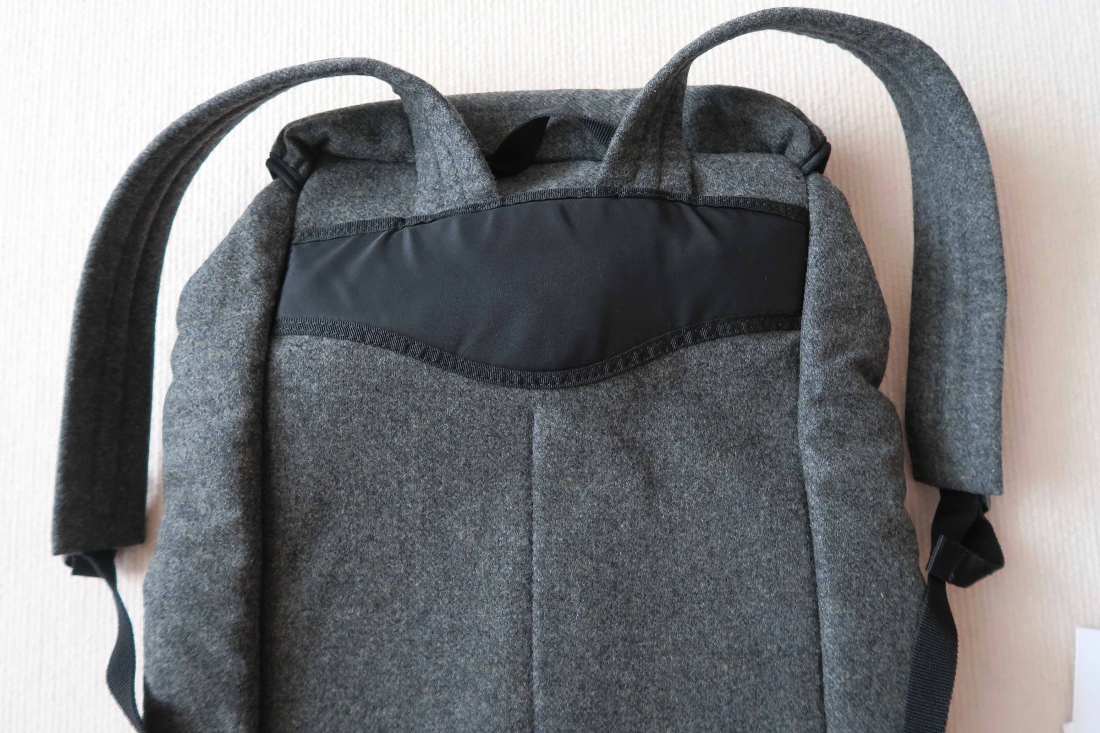 Moncler Moncler Italy Grey Wool Unisex Backpack Size ONE SIZE - 9 Thumbnail