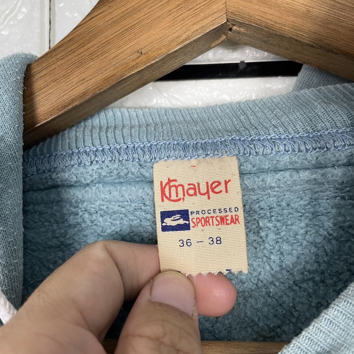Japanese Brand K Mayer Sportwear Holycross Indians Hoodie Size US M / EU 48-50 / 2 - 14 Thumbnail