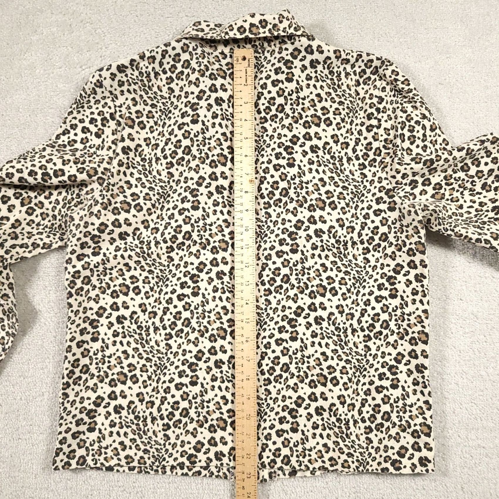 Vintage Briggs New York Shirt Jacket Shacket Women's Medium Leopard Print Button Up USA Shacket Coat Jacket Shirt Leopard USA Womens Medium Vintage Size M / US 6-8 / IT 42-44 - 7 Thumbnail