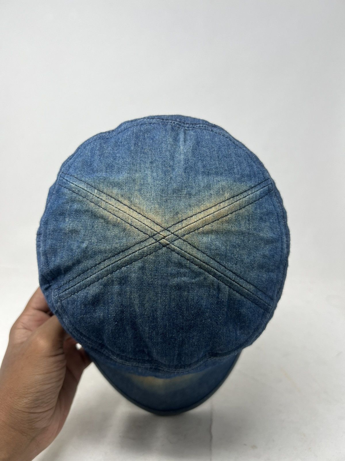 Vintage Vintage Fade Acid Wash Fitted Cadet Cap inspired by Kapital Size ONE SIZE - 4 Thumbnail