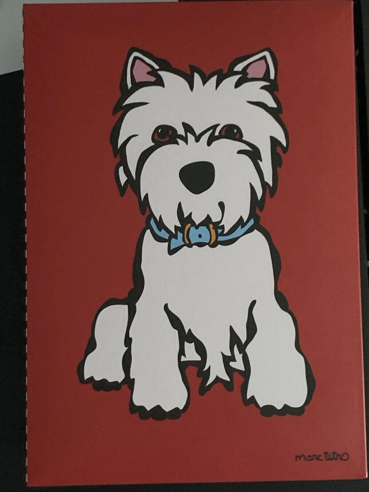 Designer Marc Tetro Cosmetic Bag Luggage Tag Passport Holder Westie Size ONE SIZE - 5 Thumbnail