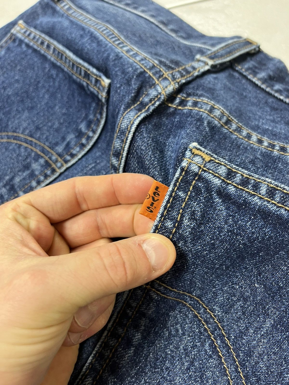 Levi's × Levi's Vintage Clothing × Vintage Vintage 90s Levi’s orange tab 628 02 denim jeans baggy pants Size US 33 - 17 Thumbnail