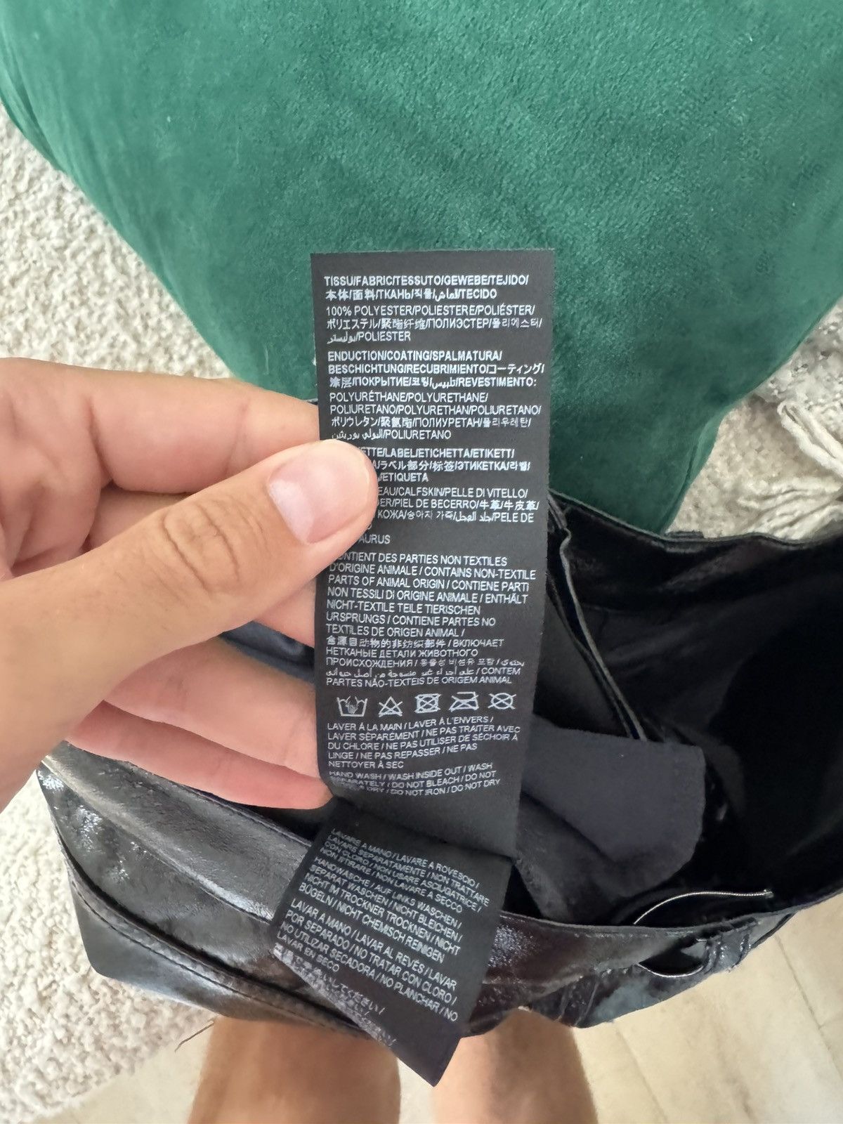 Saint Laurent Paris Lacquered “wet effect” pants Size US 31 - 5 Thumbnail