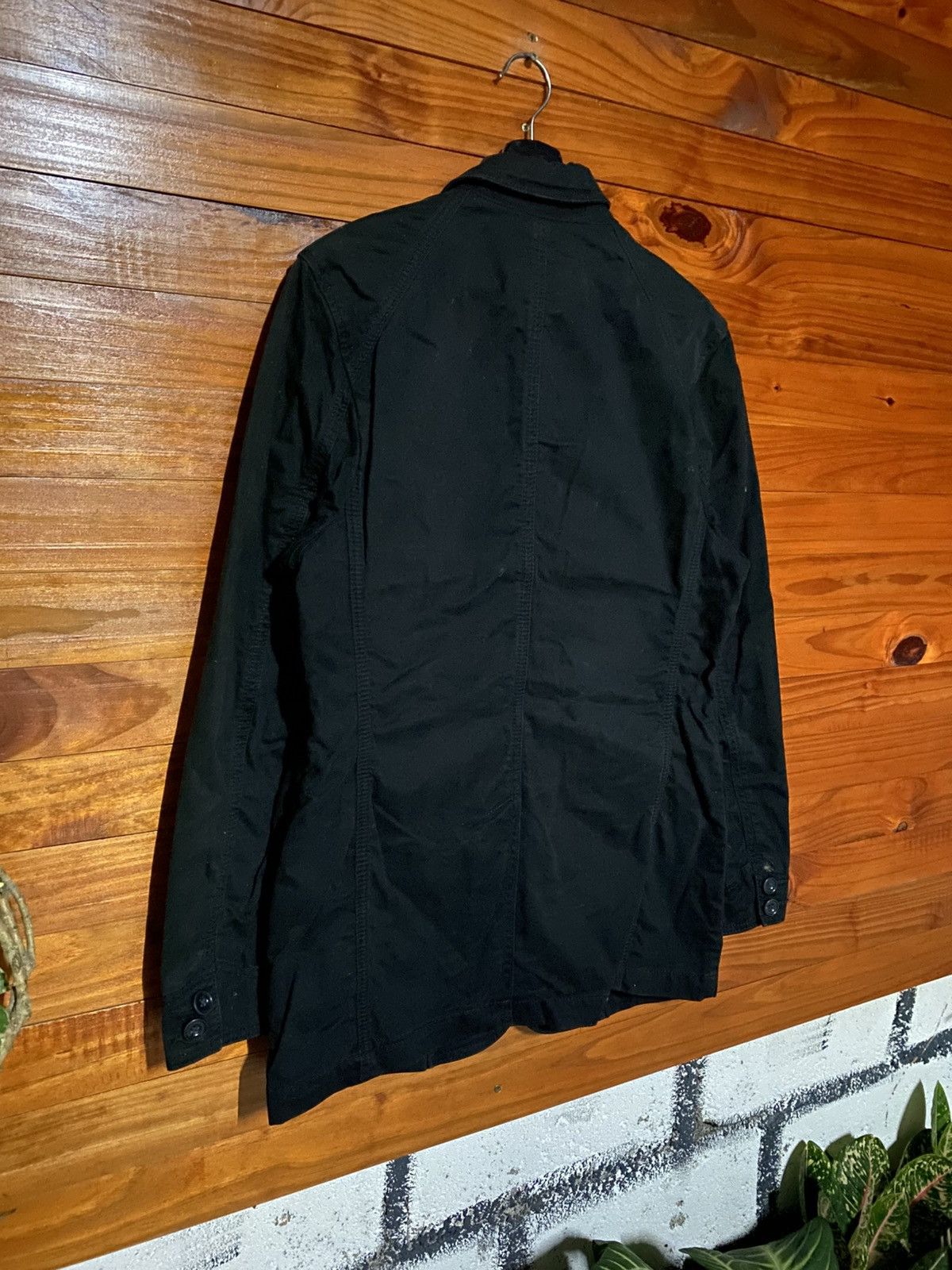 Gap Vintage GAP Black Utility Blazer Jacket Minimalist Workwear Size US M / EU 48-50 / 2 - 9 Thumbnail