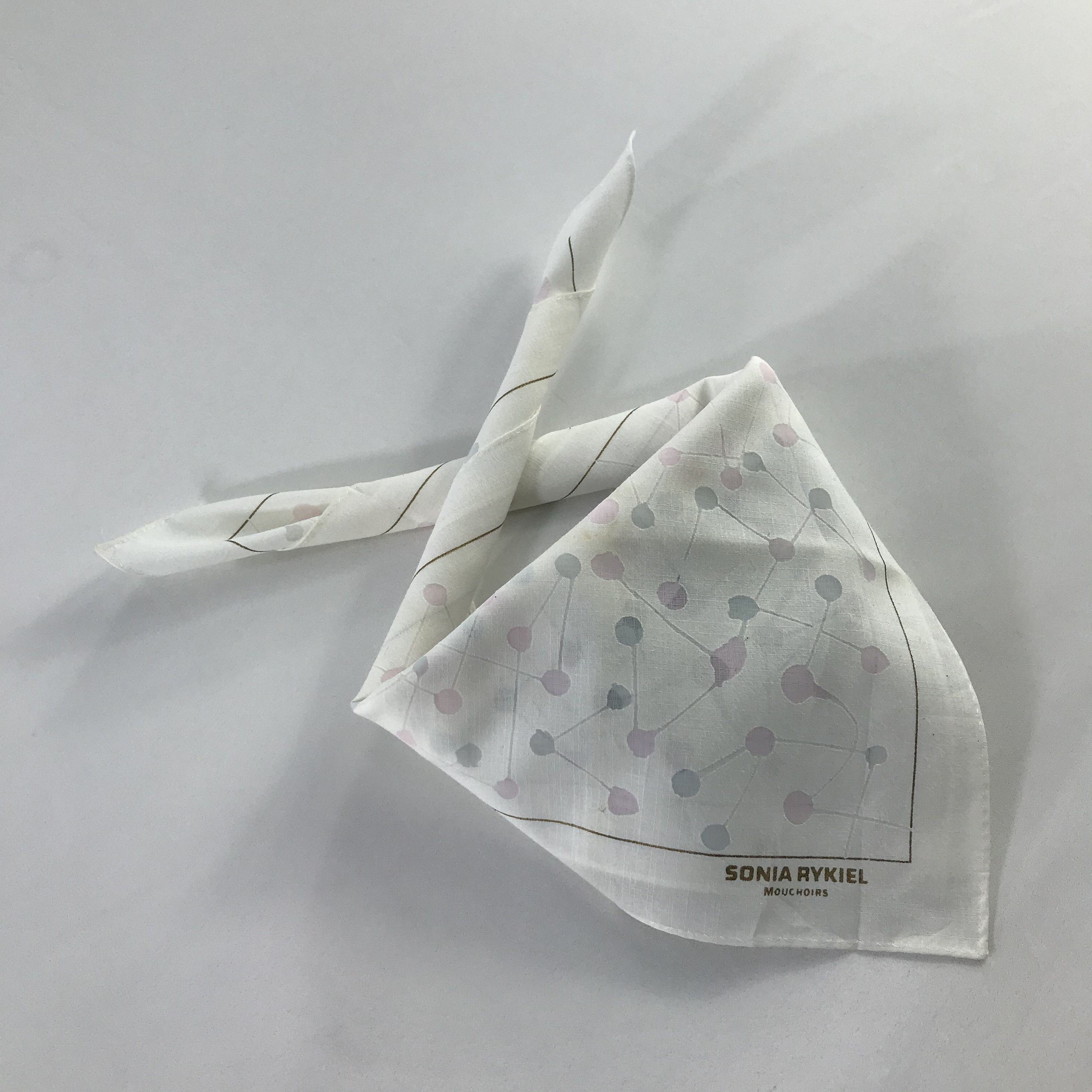 Sonia Rykiel × Vintage Sonia Rykiel Bandana / Handkerchief / Neckerchief - S688 Size ONE SIZE - 4 Thumbnail