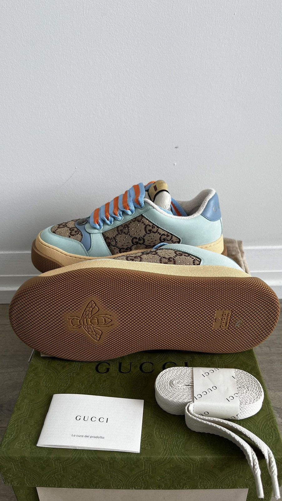 Gucci Gucci womens sneakers crystal Size US 7.5 / IT 37.5 - 2 Thumbnail
