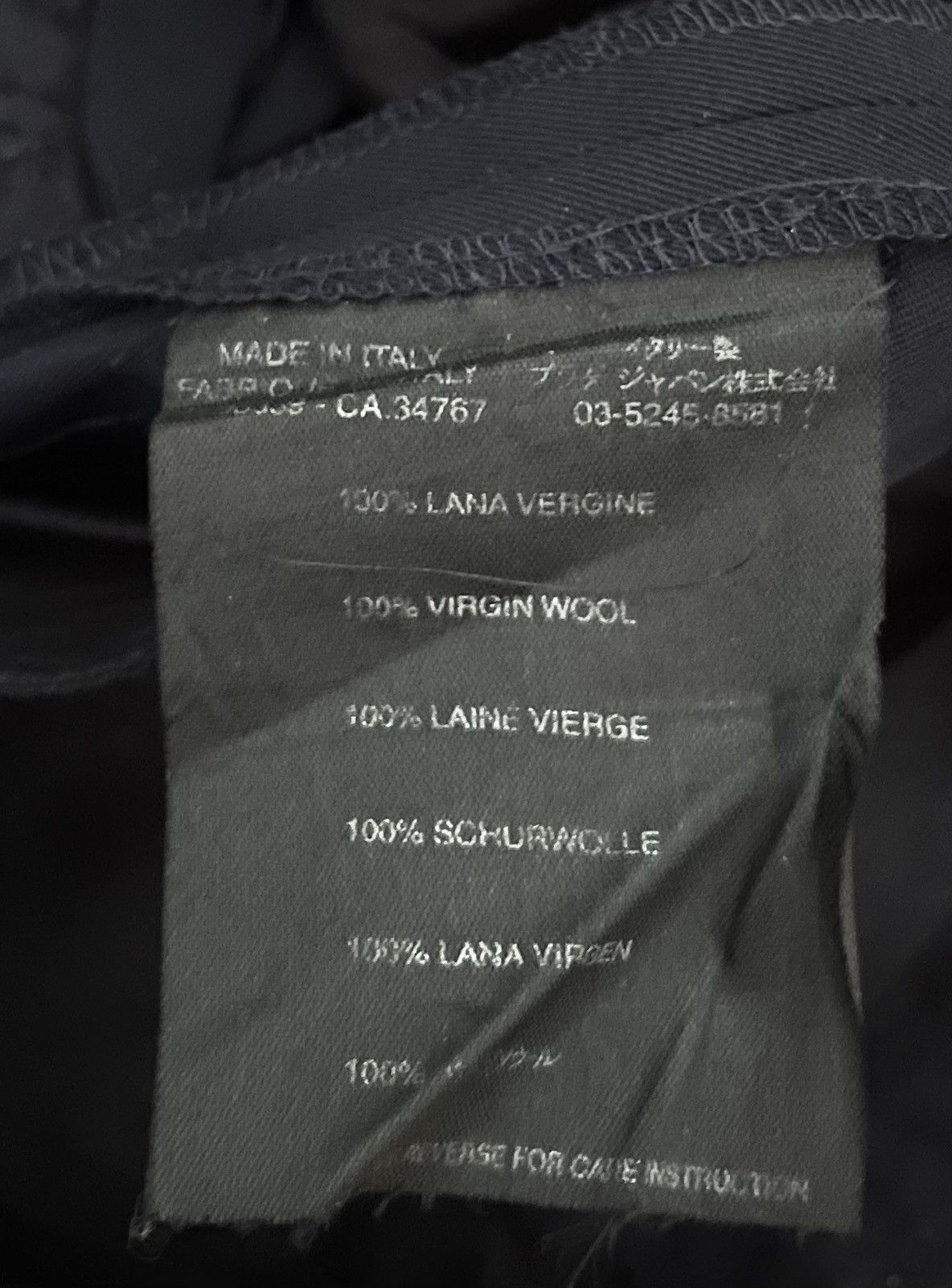 Prada Vintage prada virgin wool black trousers Size US 29 - 5 Thumbnail