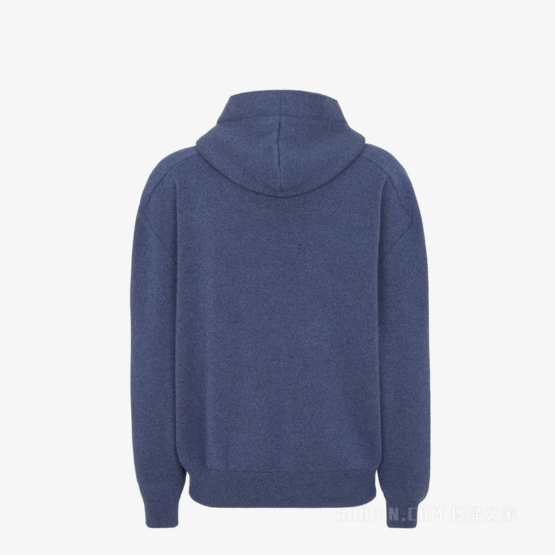 Fendi o1s1wg111125 Wool Sweatshirt in Blue Size US S / EU 44-46 / 1 - 2 Thumbnail