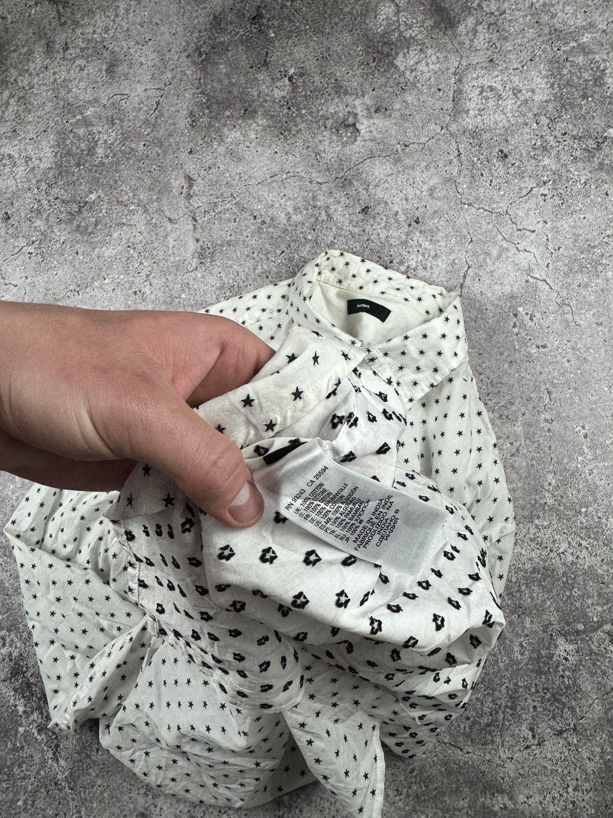 Diesel Vintage Diesel Star Monogram Y2K Shirt Japanesse button ups Size US XL / EU 56 / 4 - 8 Thumbnail