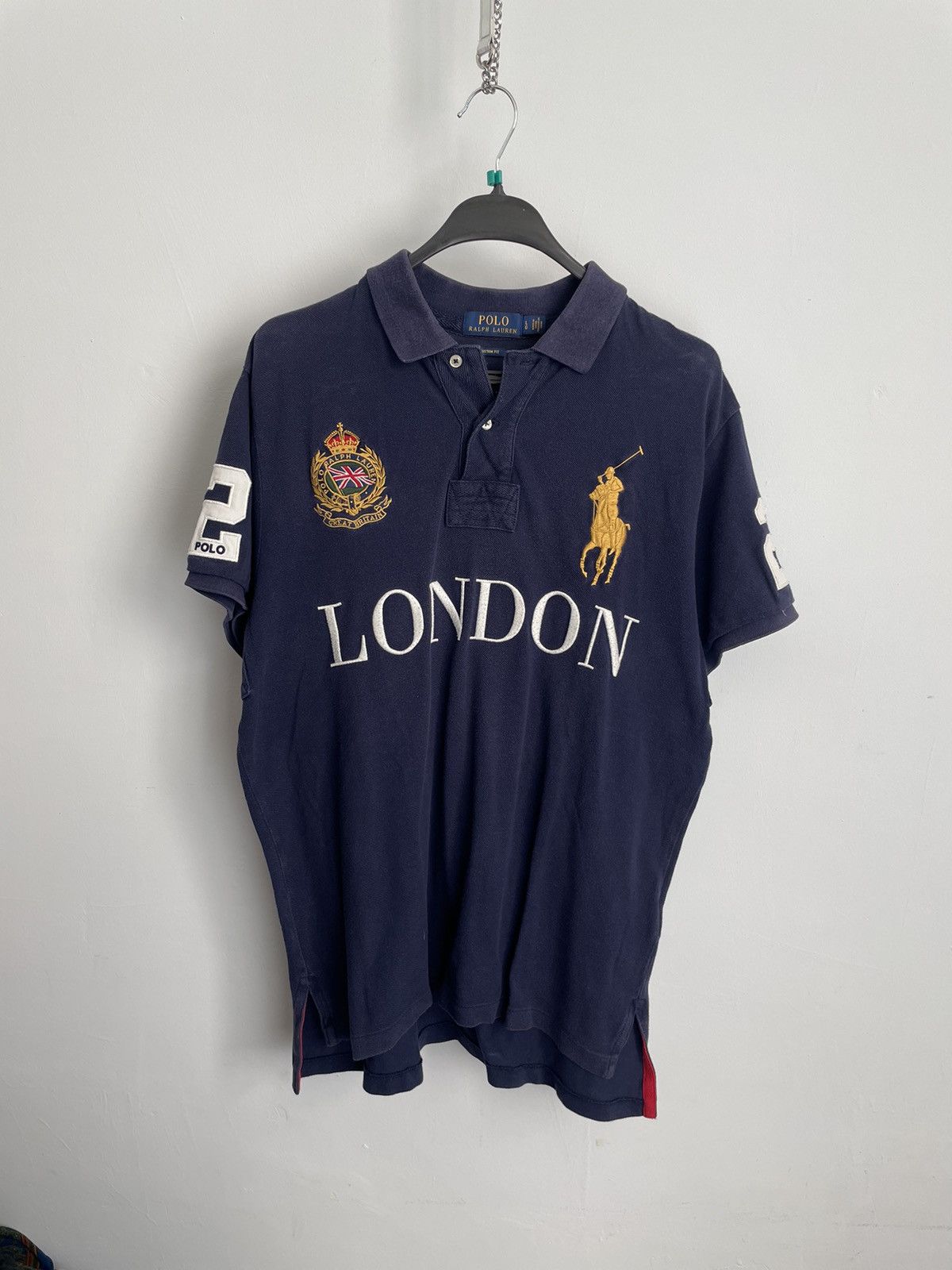 Polo Ralph Lauren Polo Ralph Lauren #2 London Chief Kief Polo T-shirt Y2k RARE Size US L / EU 52-54 / 3 - 1 Thumbnail