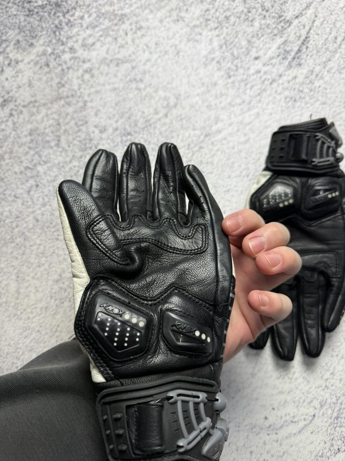 Japanese Brand Vintage Motorcycle Gloves Knox Avant garde Y2K Size ONE SIZE - 10 Thumbnail