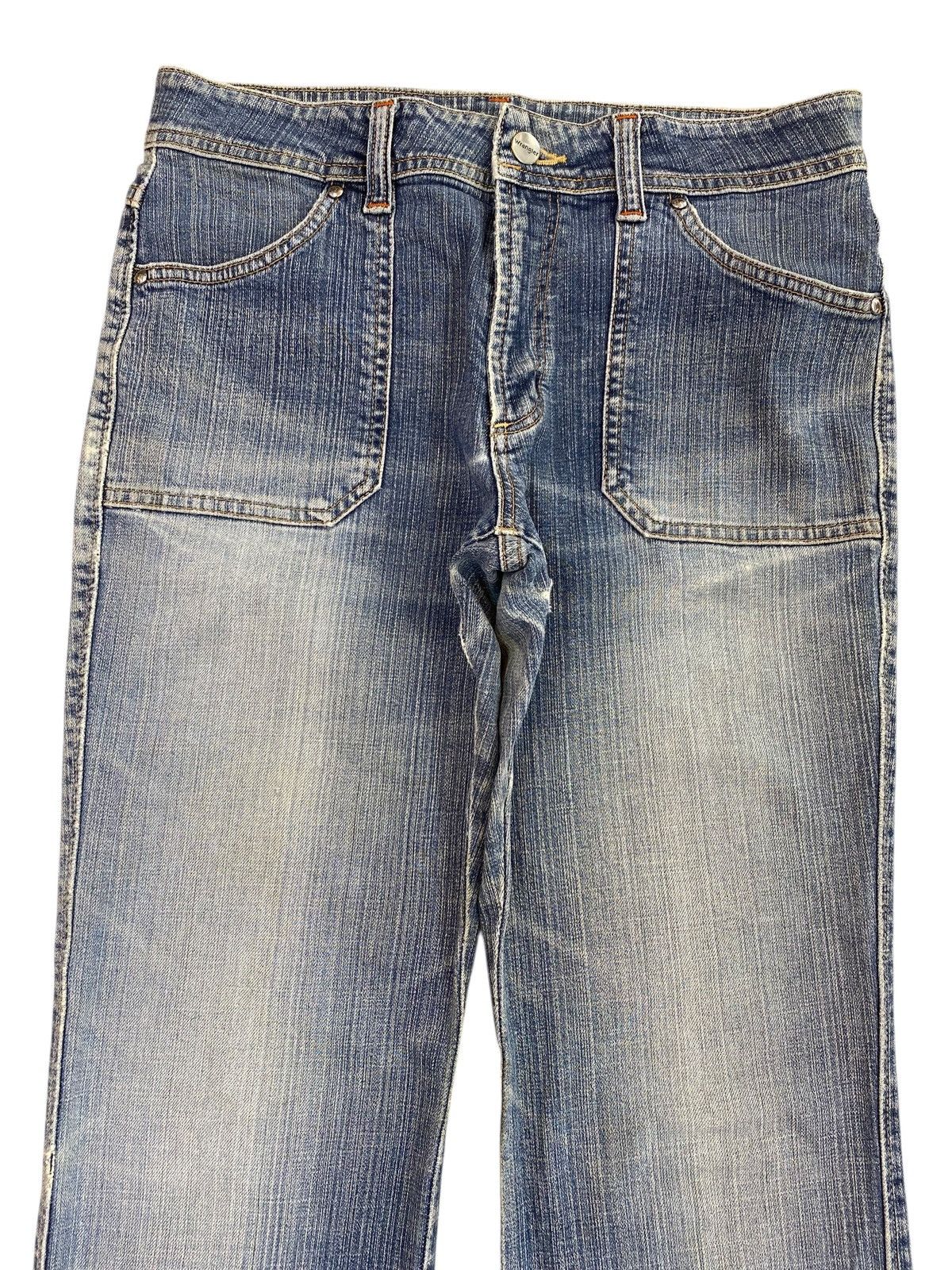 Wrangler Wrangler Bush Pant Faded Wash Style Flare Jeans Size US 29 - 2 Thumbnail