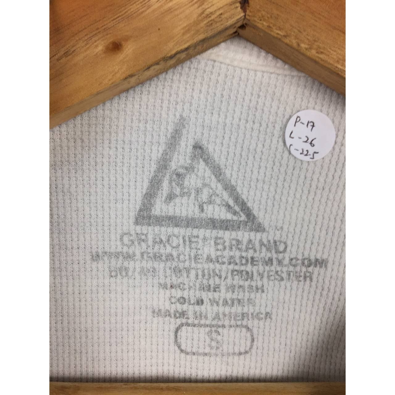 Vintage Gracie Brand Academy Jiu Jitsu Logo Waffle Longsleeve Tee Size US S / EU 44-46 / 1 - 14 Thumbnail