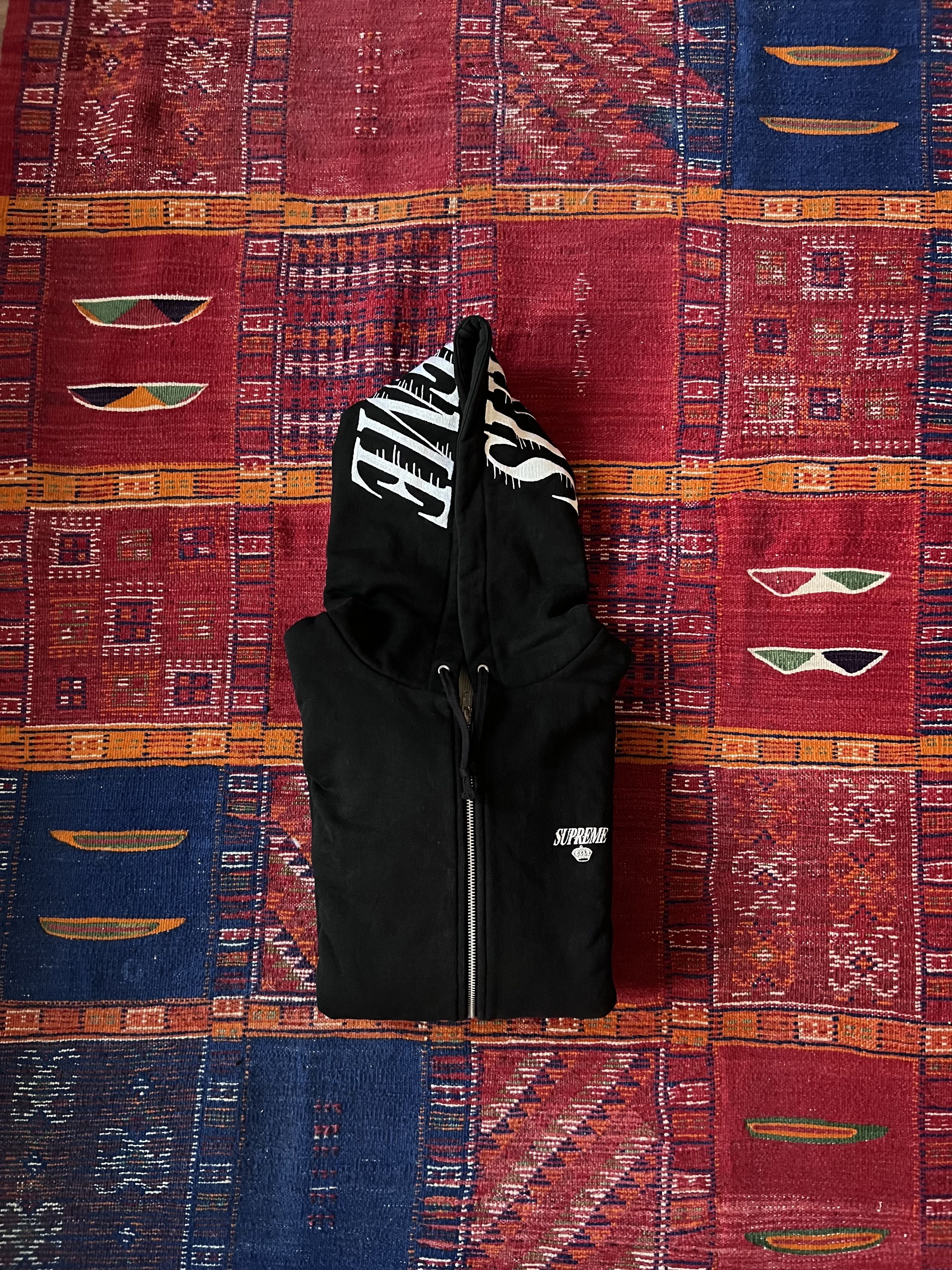 Supreme Supreme Kings Thermal Zip-Up Hoodie Size US M / EU 48-50 / 2 - 8 Thumbnail