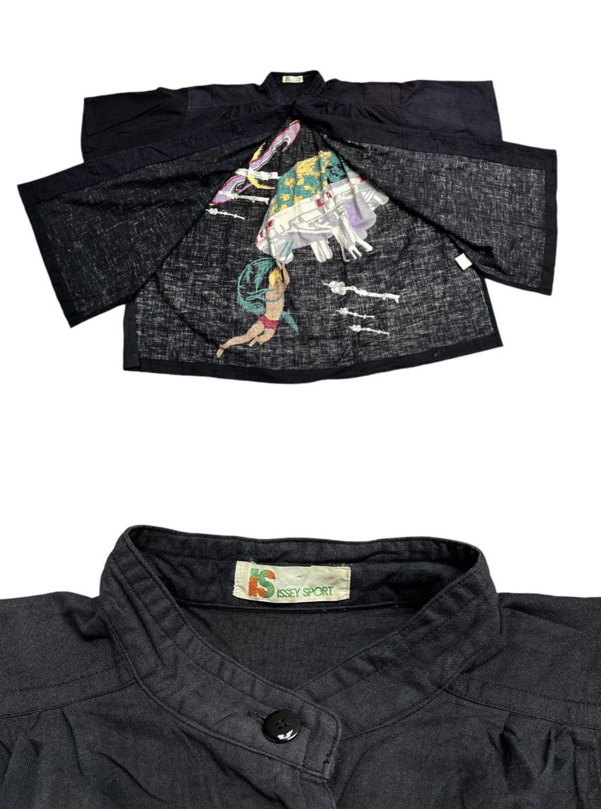 Issey Miyake Rare Vintage Spring Issey Miyake Sport Mandarin Collar Size US L / EU 52-54 / 3 - 1 Thumbnail