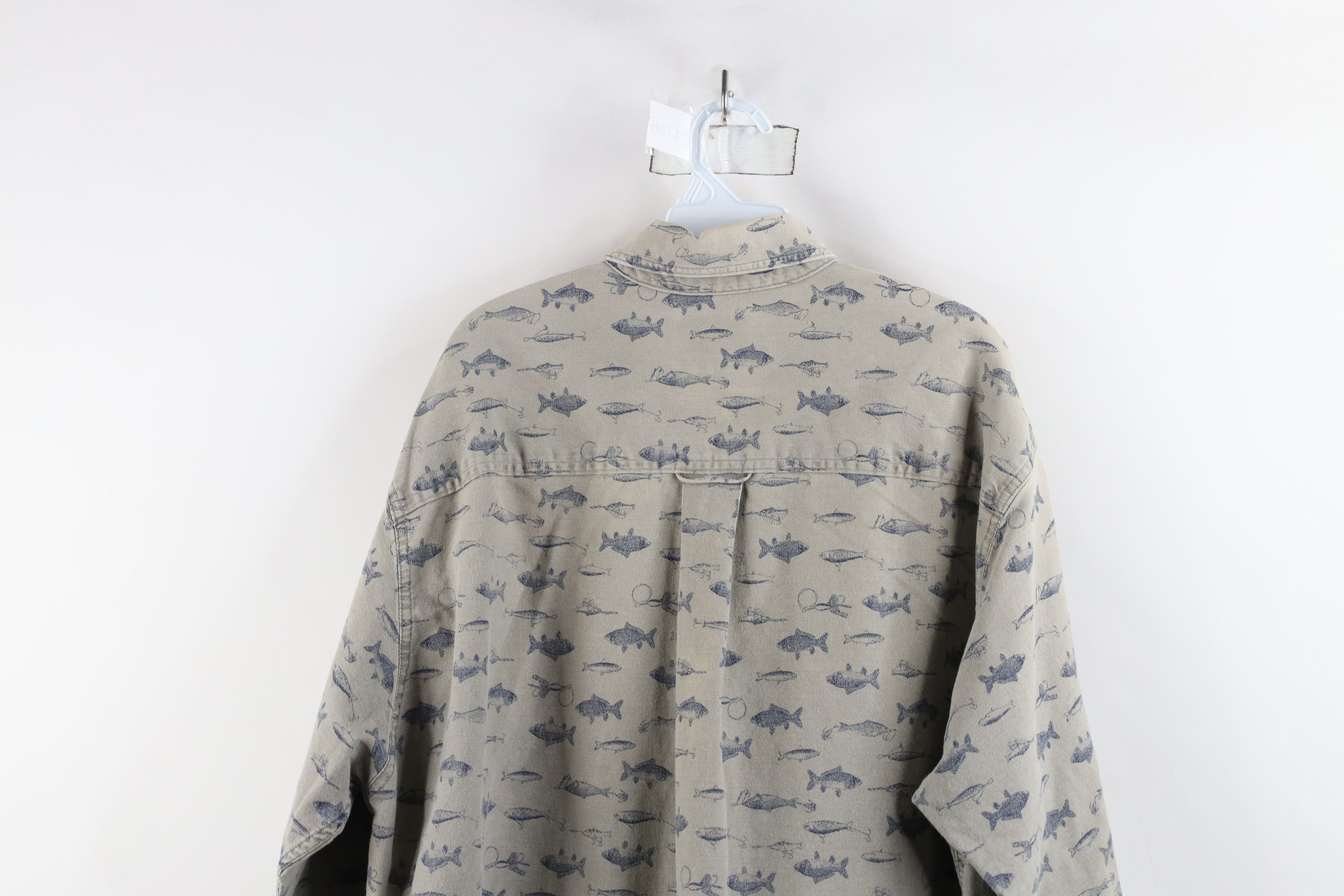 Vintage × Woolrich Woolen Mills Vintage 90s Woolrich All Over Print Button Down Shirt USA Size US XL / EU 56 / 4 - 14 Thumbnail