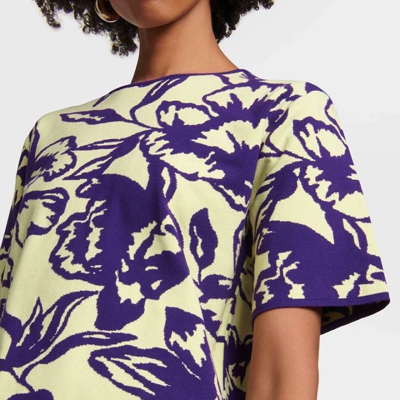 Issey Miyake Issey Miyake Floral knitted top Size XS / US 0-2 / IT 36-38 - 2 Thumbnail