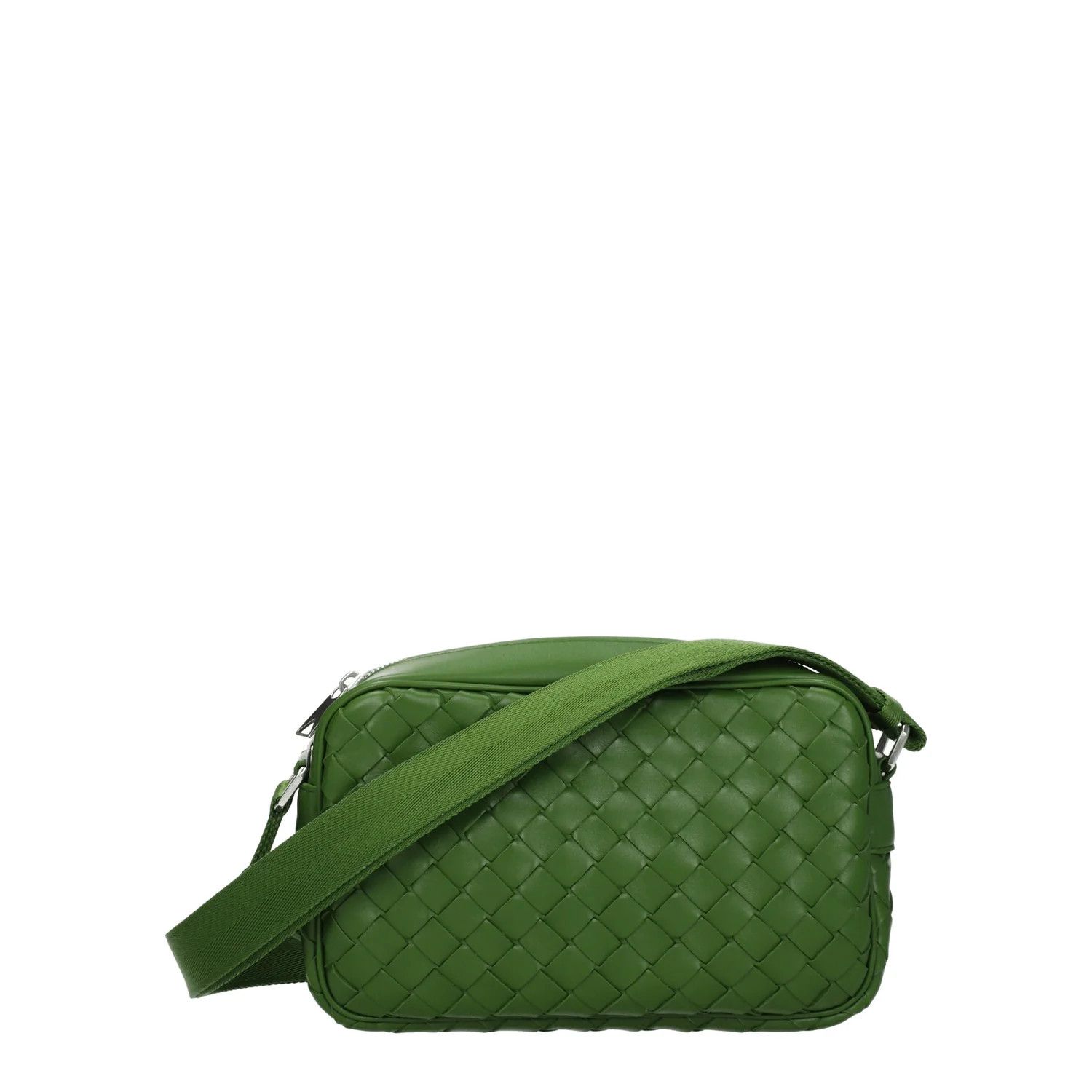 Bottega Veneta ob1o1e0325 Size: OS / Leather Crossbody Bag in Green Size ONE SIZE - 1 Thumbnail