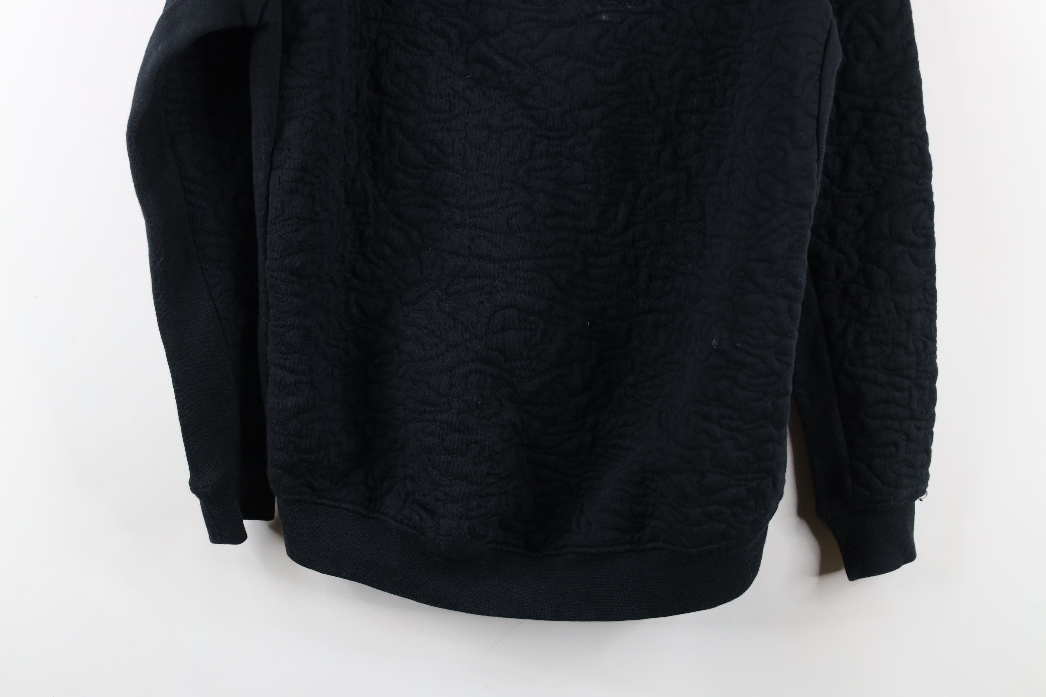 Nike × Vintage Nike Sportswear Spell Swoosh Rally Crewneck Sweatshirt Black Size XS / US 0-2 / IT 36-38 - 14 Thumbnail