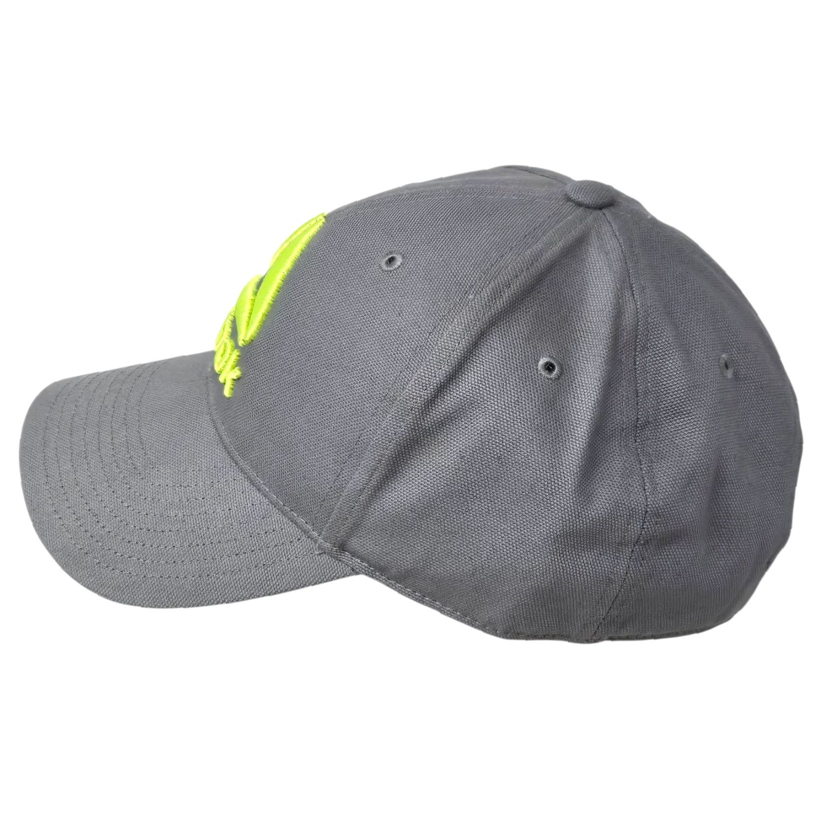 Reebok Reebok Adjustable Hat Gray Lime Green OSFA One Size Men's Baseball Cap New Embroidered Triangle Classic Outdoor Sports Metal Size ONE SIZE - 2 Thumbnail